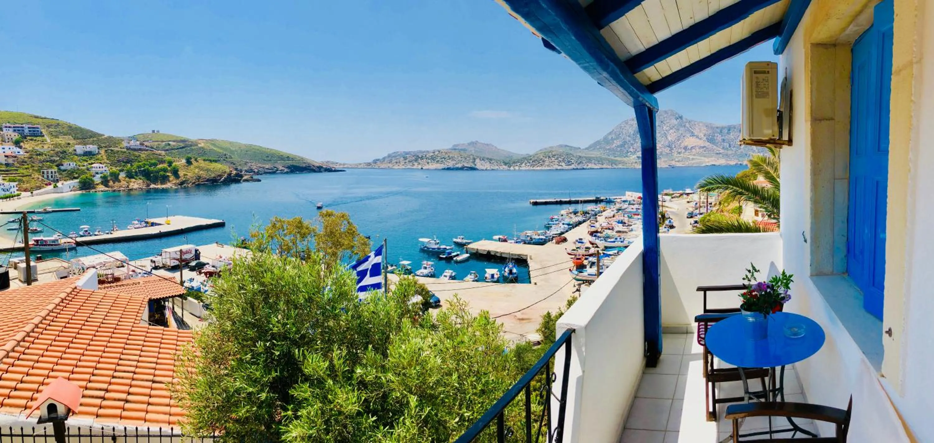 Balcony/Terrace in Patras Apartments