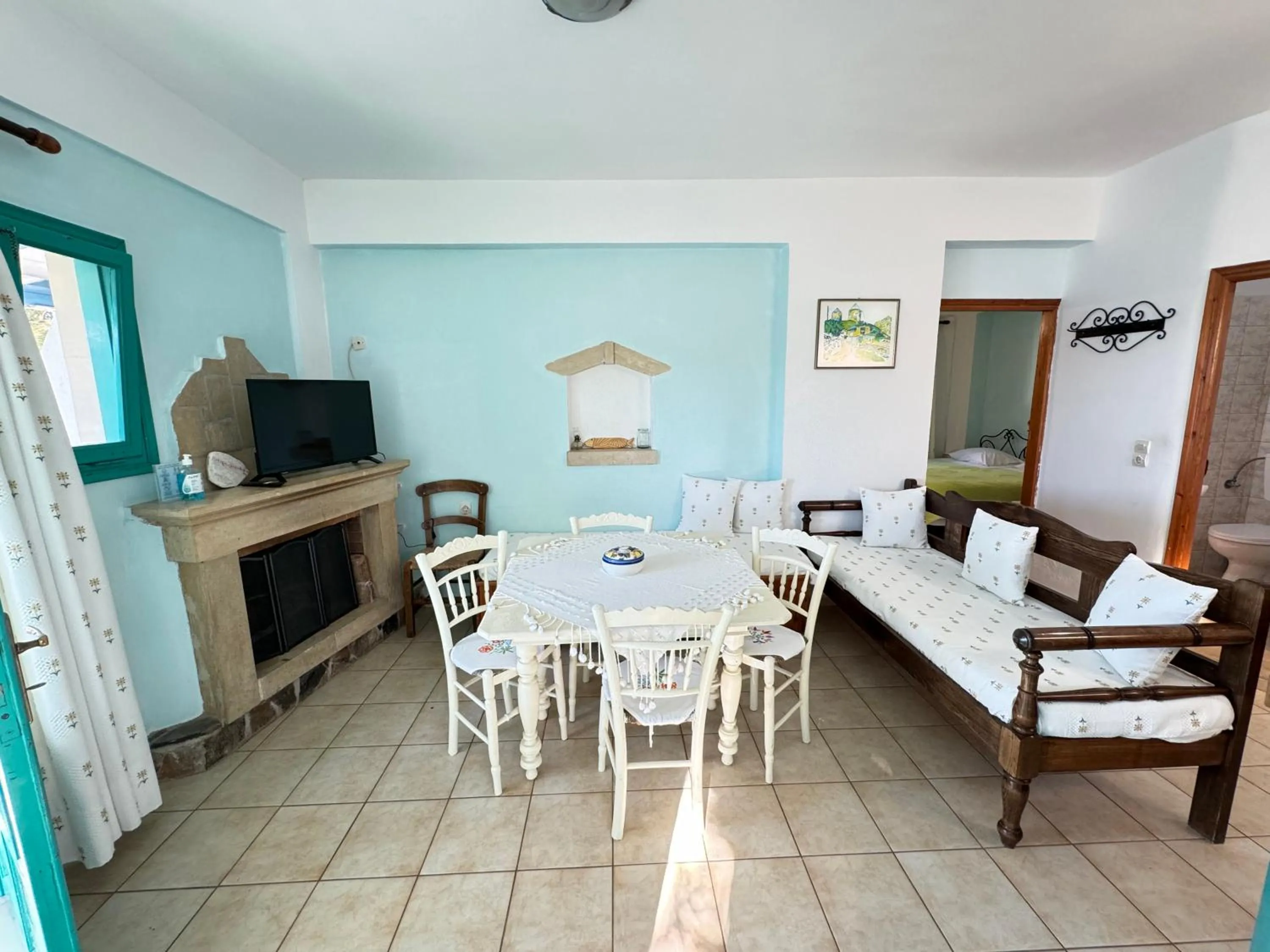 Living room in Patras Apartments