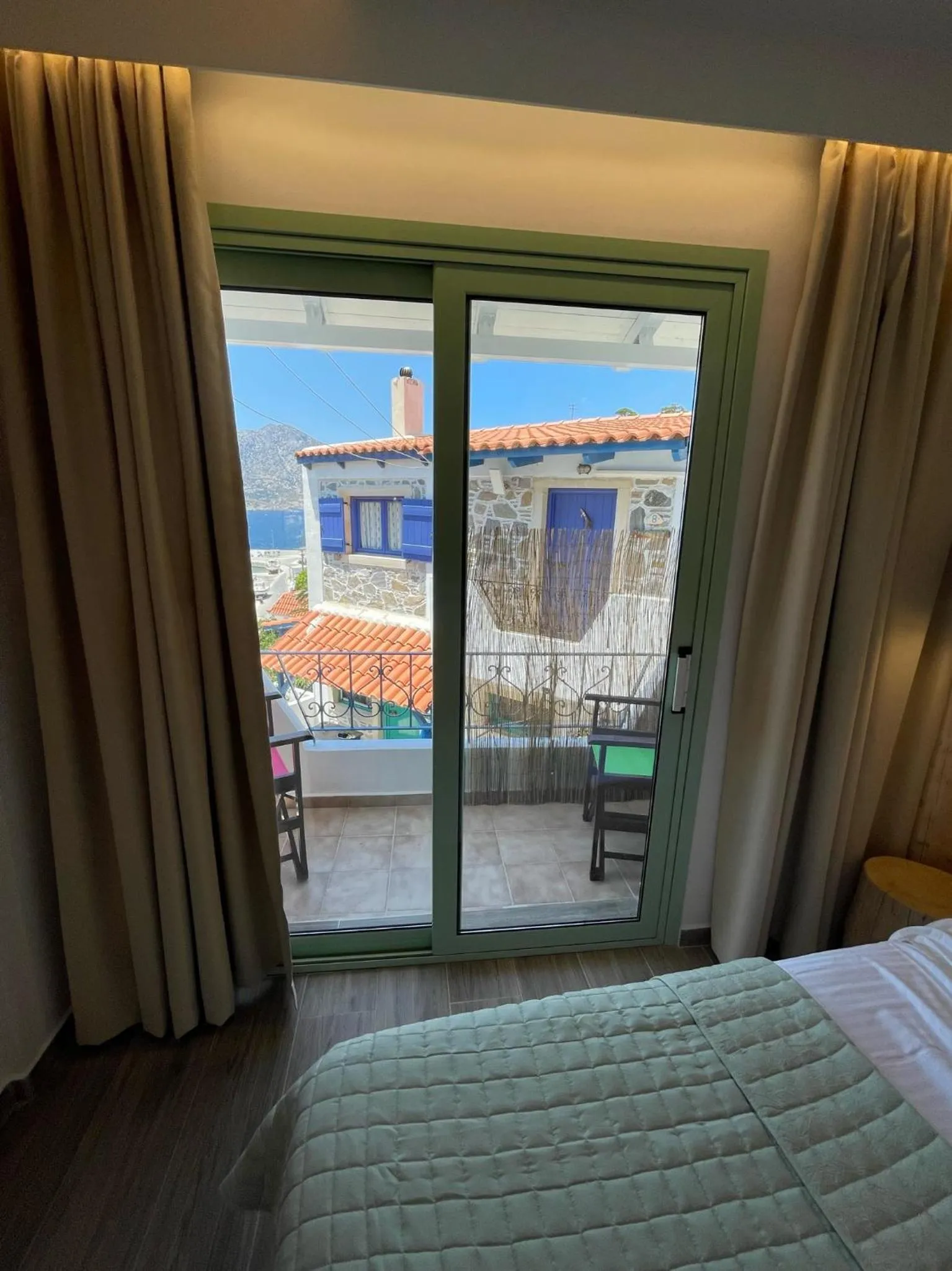 Bed in Patras Apartments