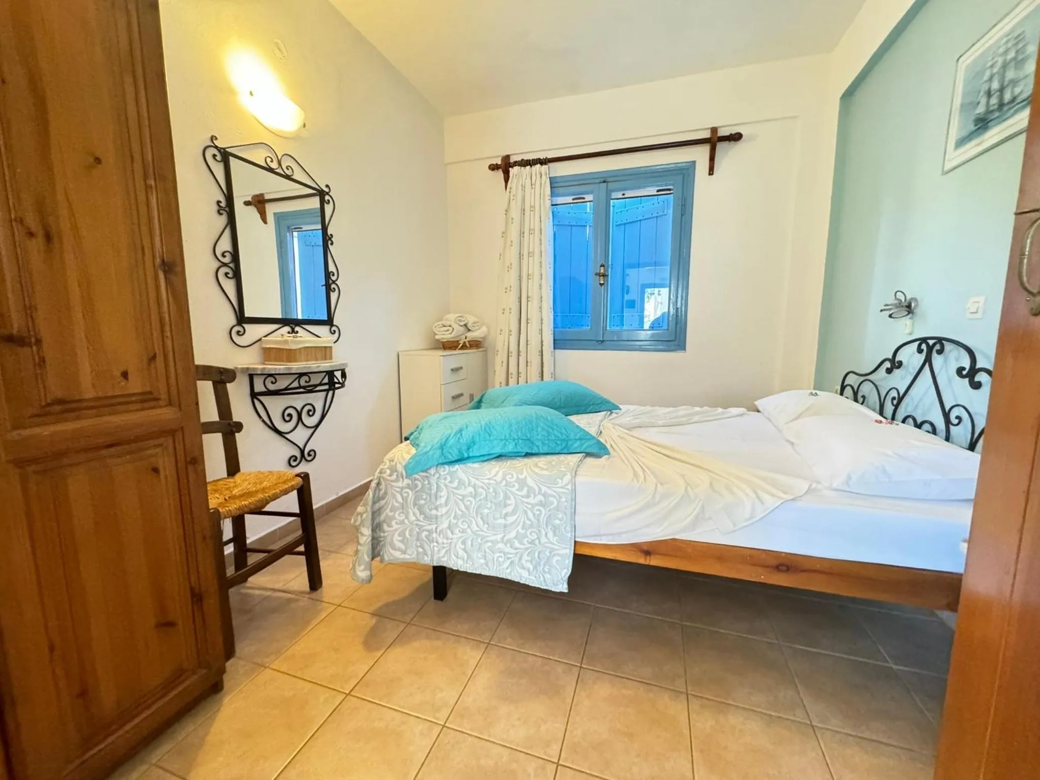 Bed in Patras Apartments
