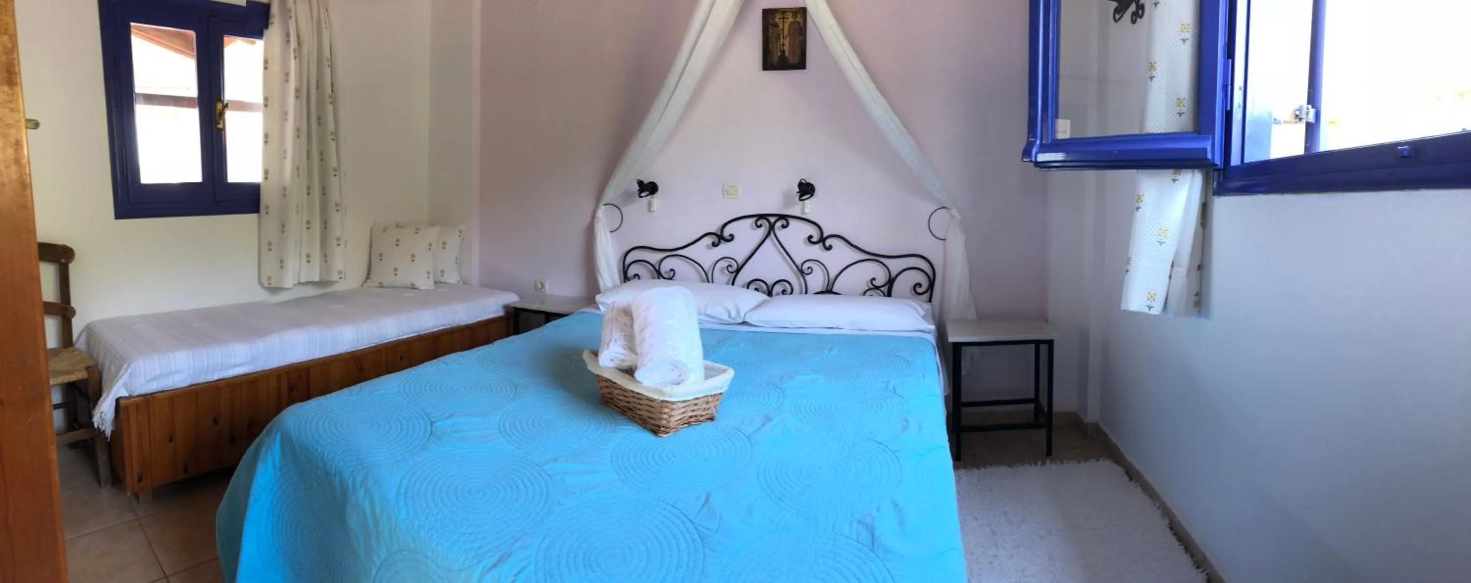 Bed in Patras Apartments