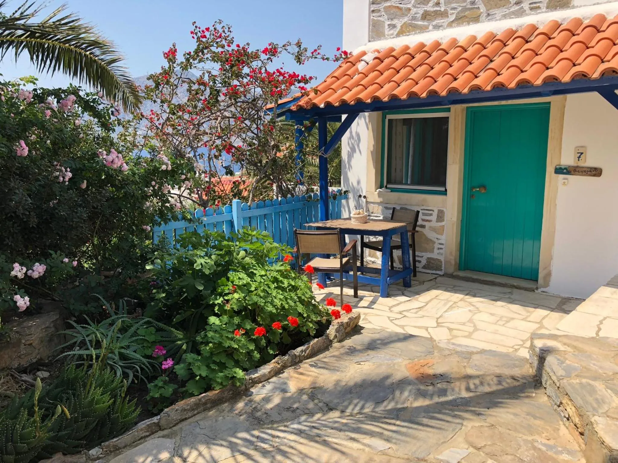 Patio in Patras Apartments