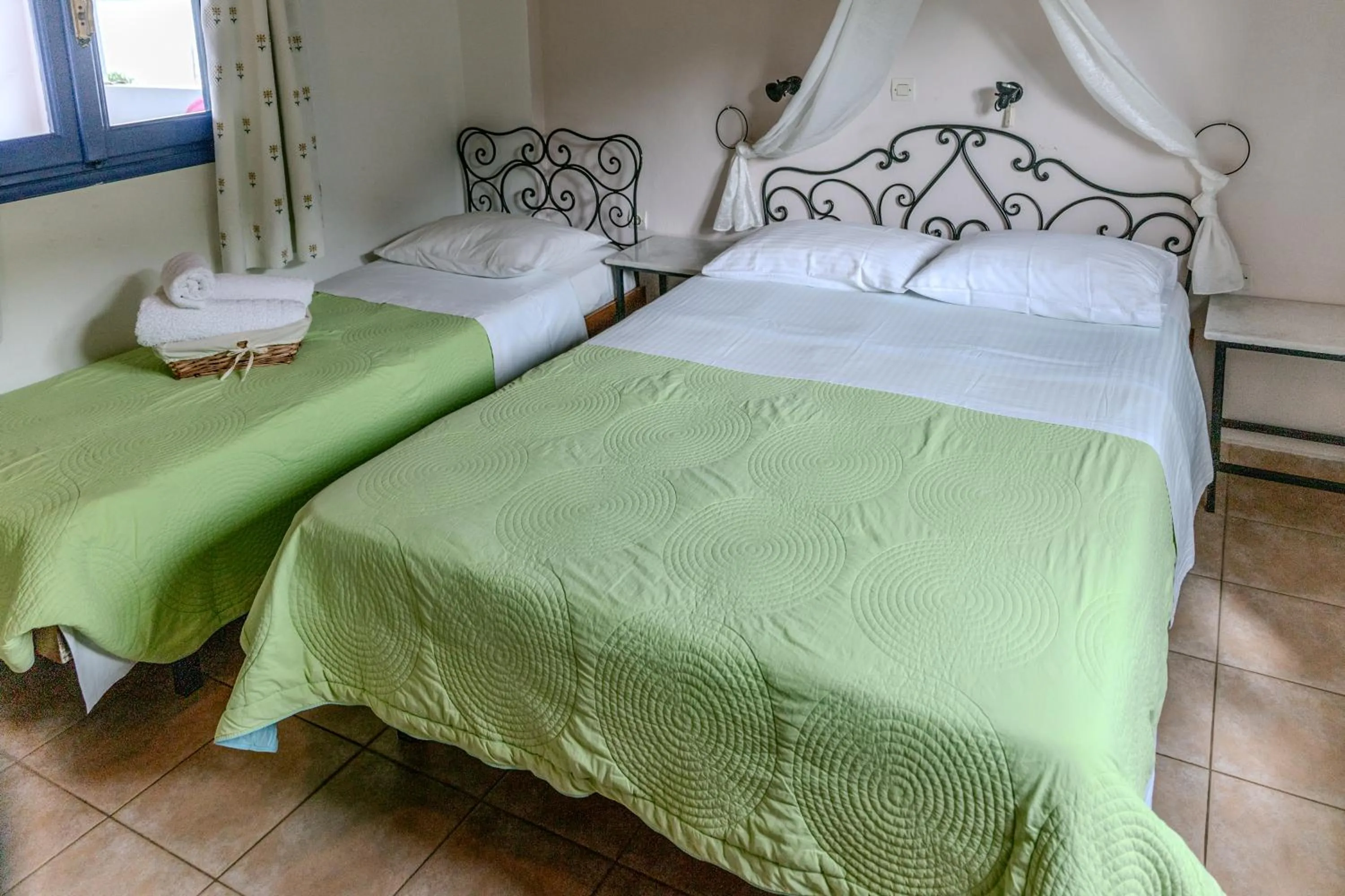 Bed in Patras Apartments