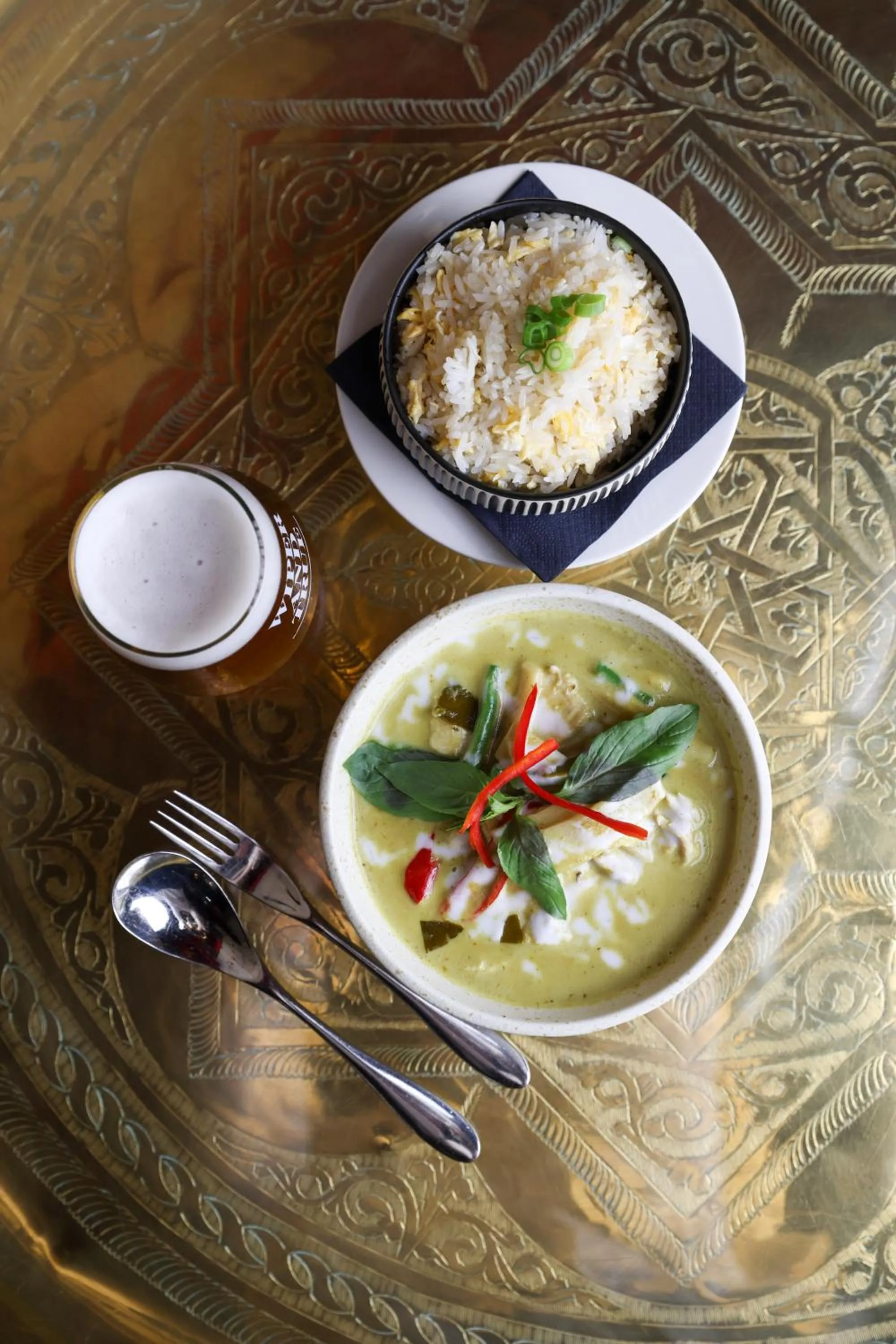 Food and drinks in Crazy Bear Beaconsfield