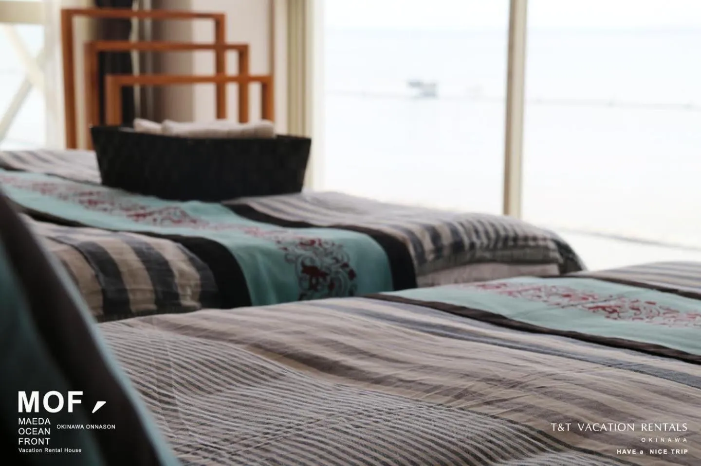 Bed in T&T MOF-Maeda Ocean Front House-