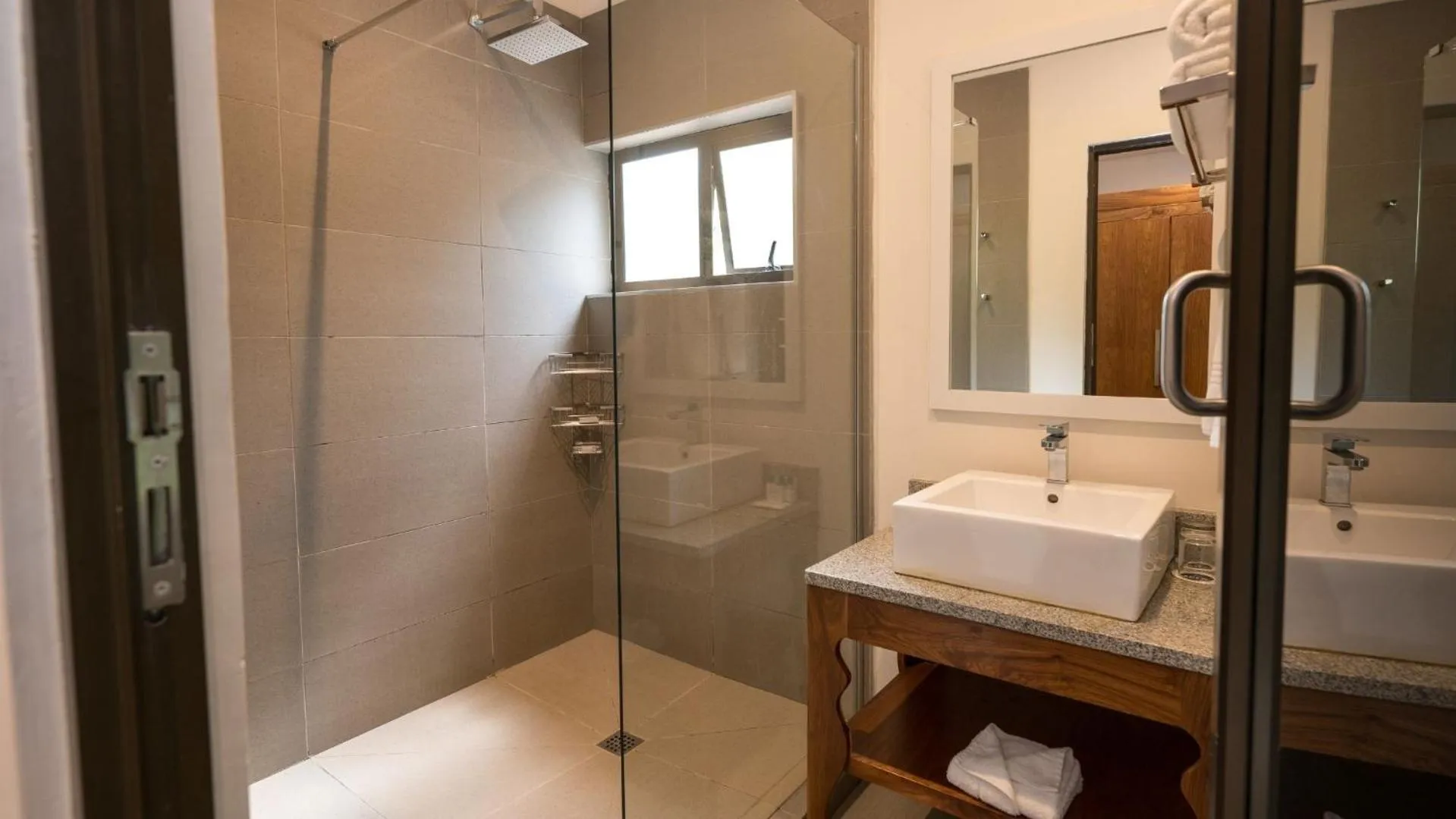 Shower in ANEW Resort Hunters Rest Rustenburg