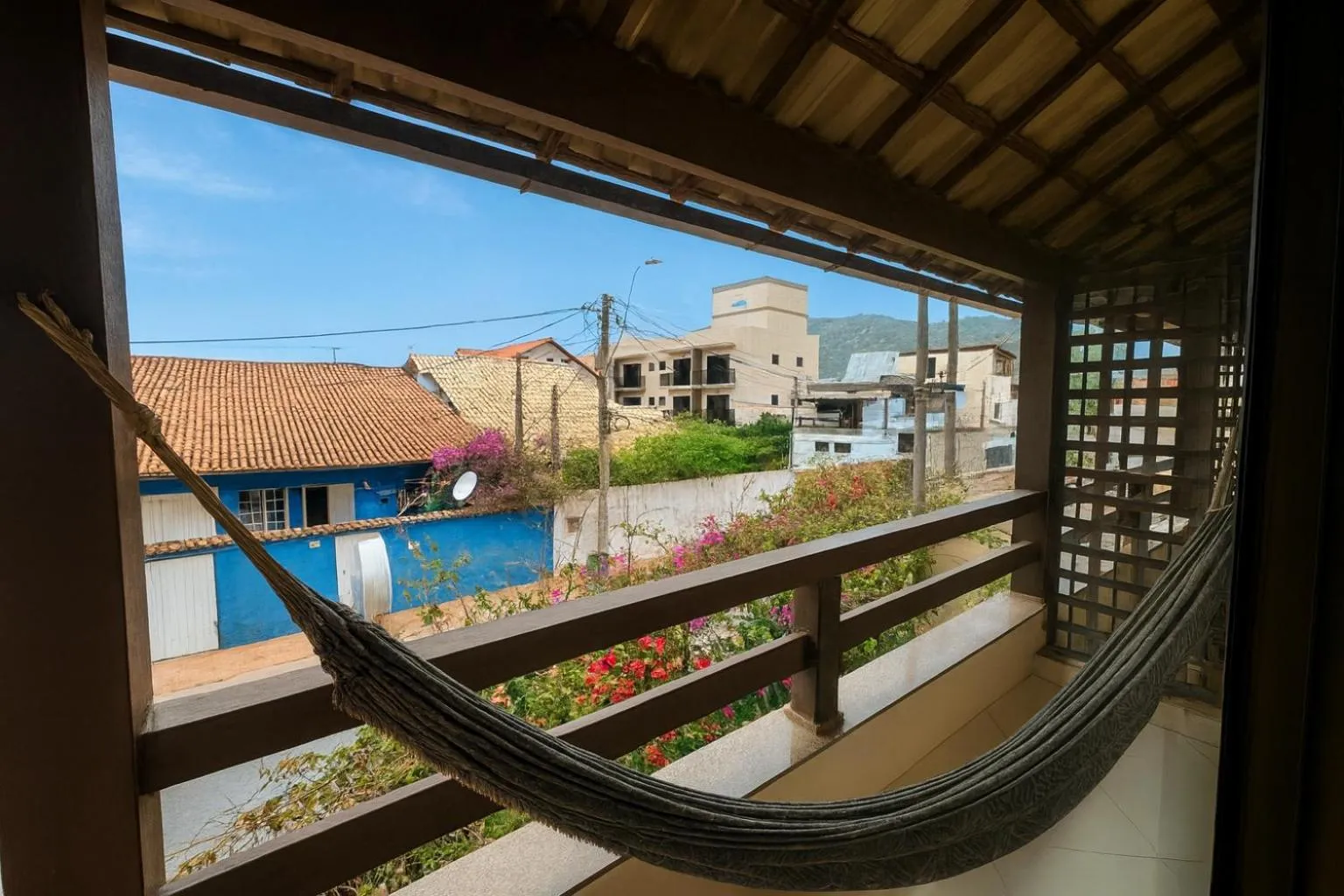 Balcony/Terrace in Enseada Hostel