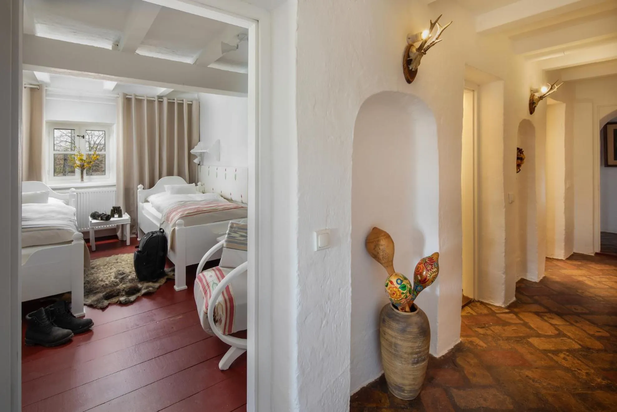 Bedroom, Bed in HOMOKI LODGE Bed & Beyond Glamping Adult Only