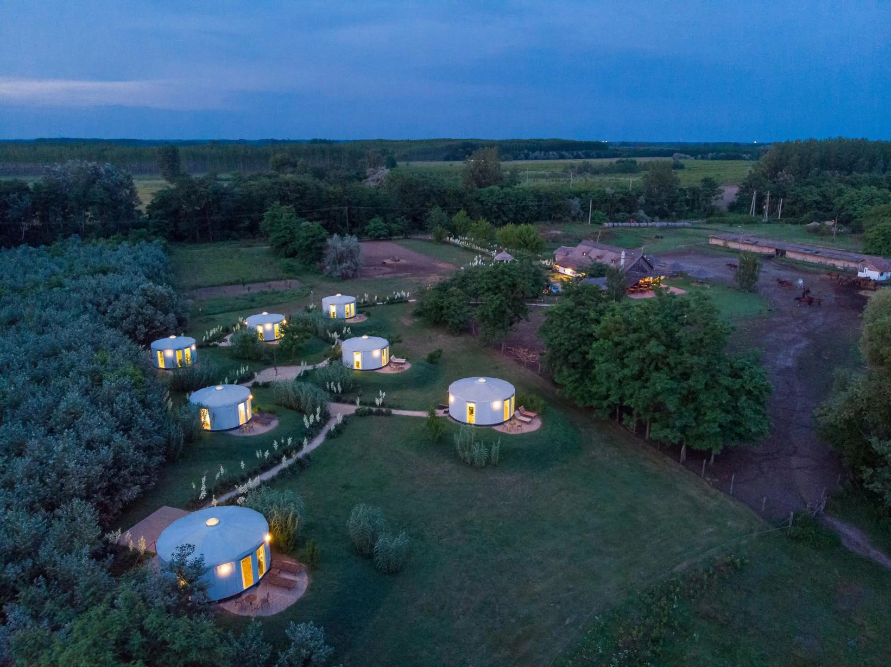 Bird's eye view in HOMOKI LODGE Bed & Beyond Glamping Adult Only