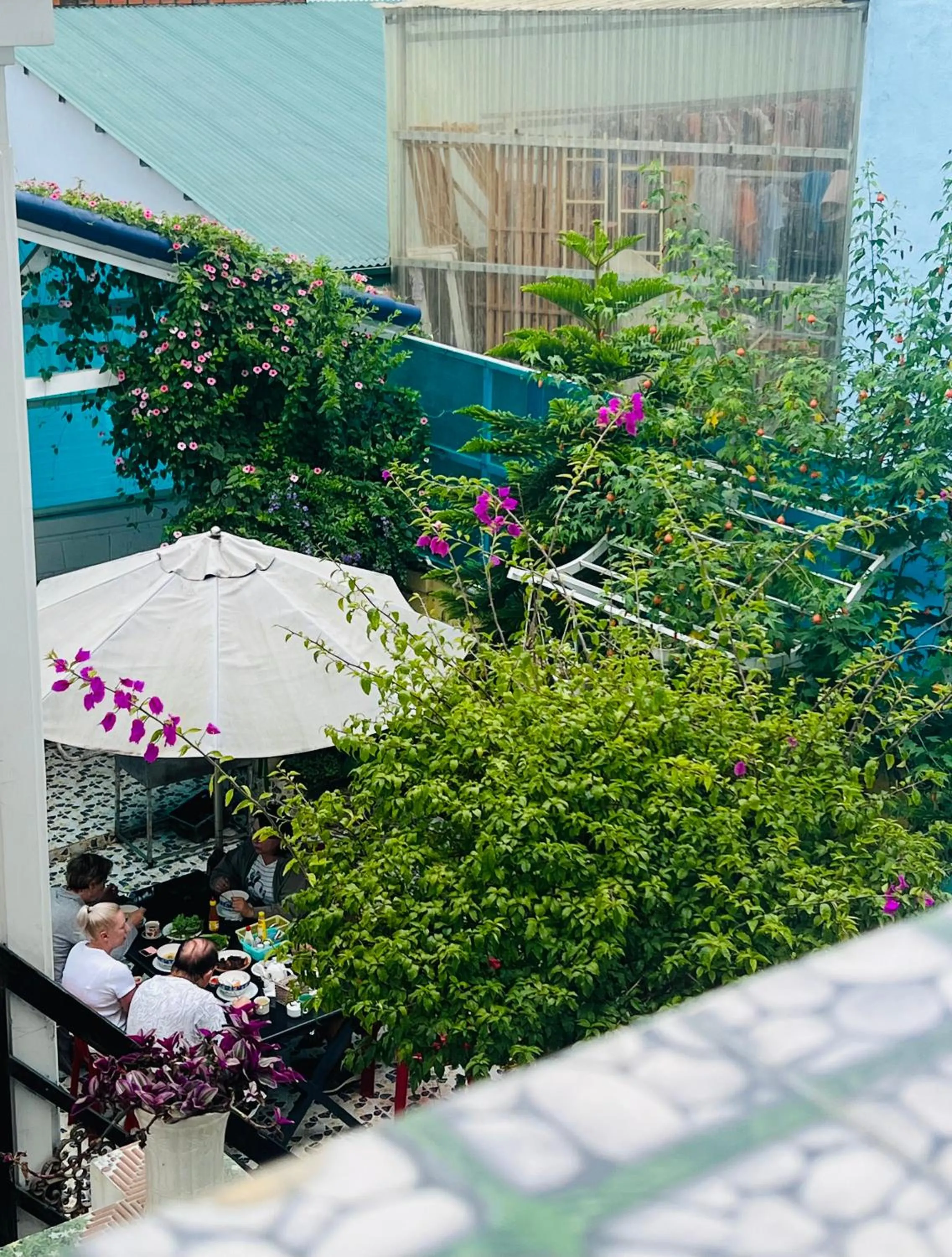 Balcony/Terrace in Villa - Hotel Nam Khang 2 Dalat