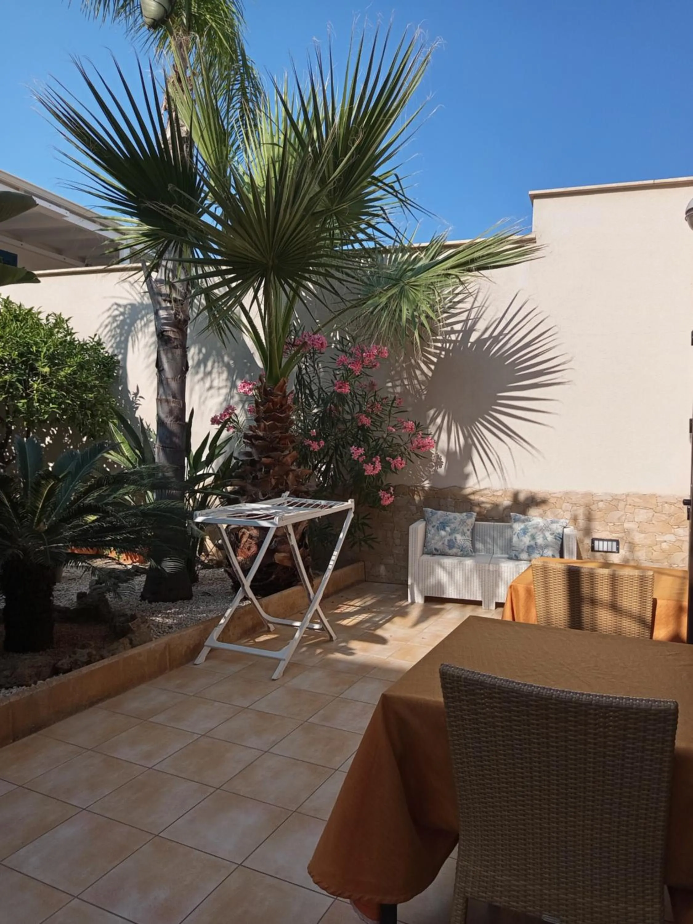 Patio in Amaryllis Hotel