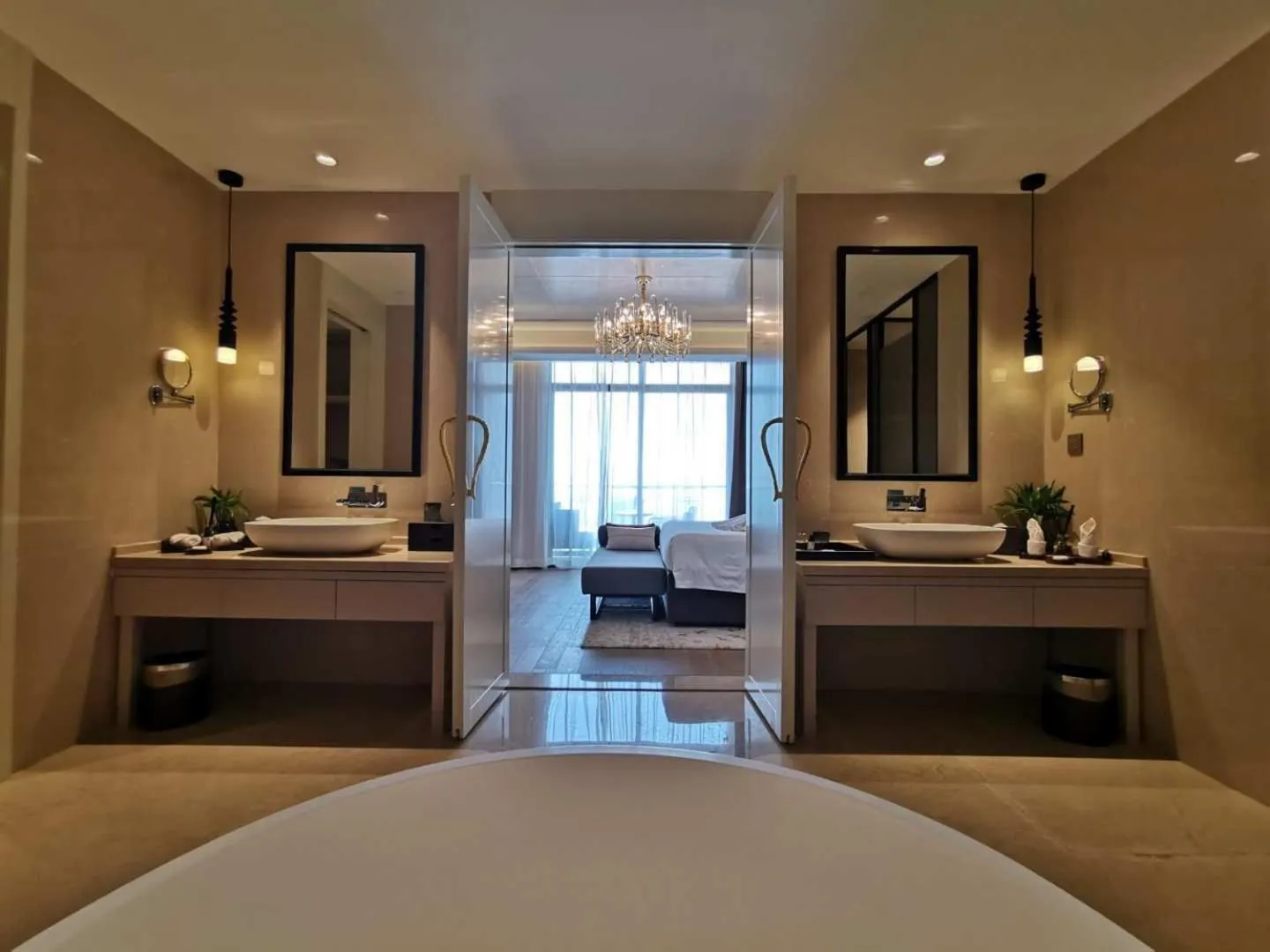 Decorative detail, Bed in Prince Times Hotel