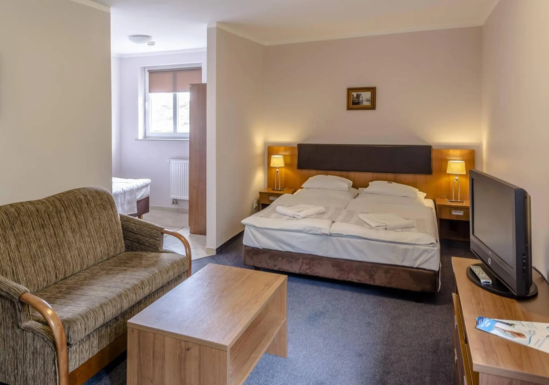 Living room, Bed in Maximus Spa