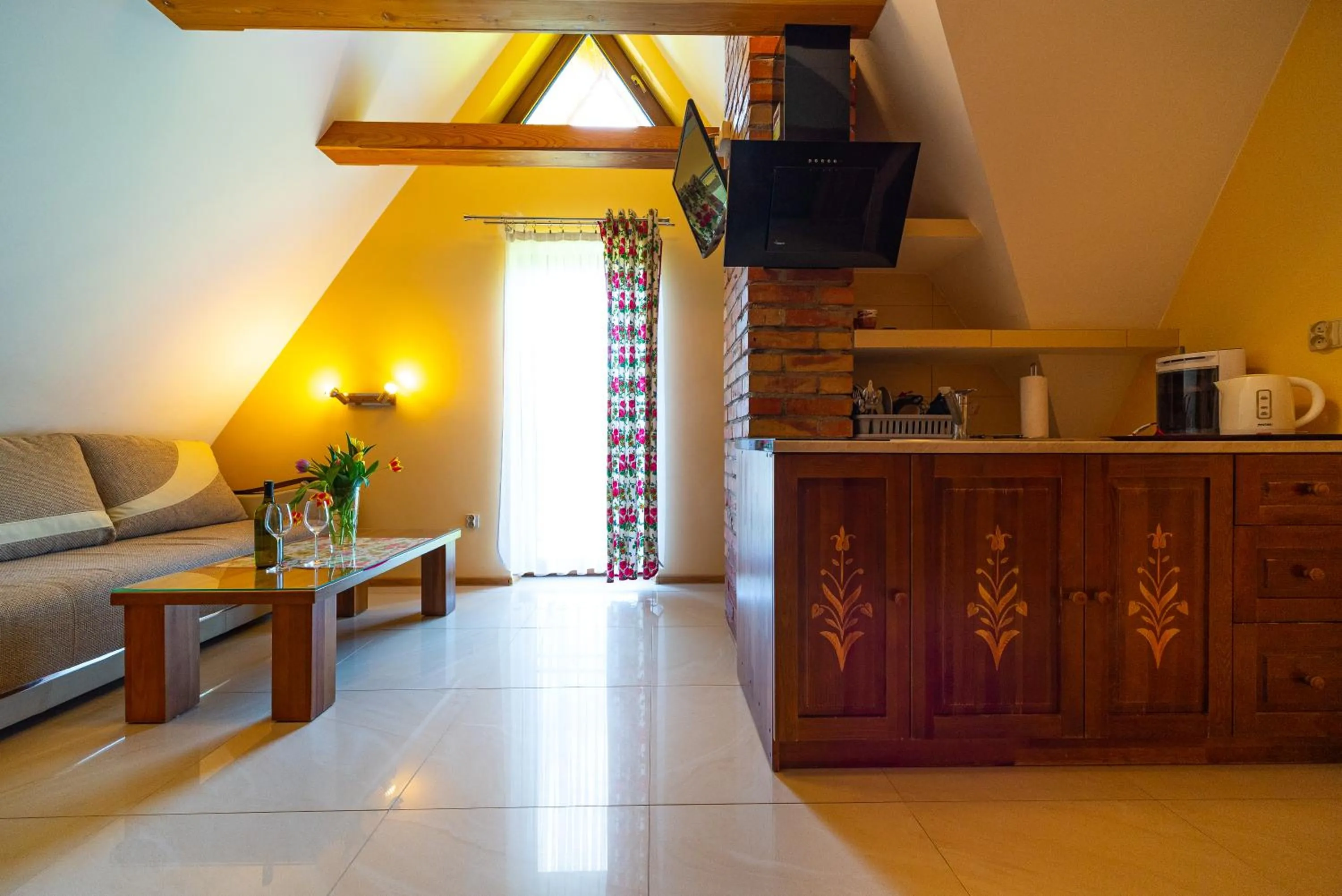 Kitchen or kitchenette in Apartamenty i Pokoje w Willi na Ubocy