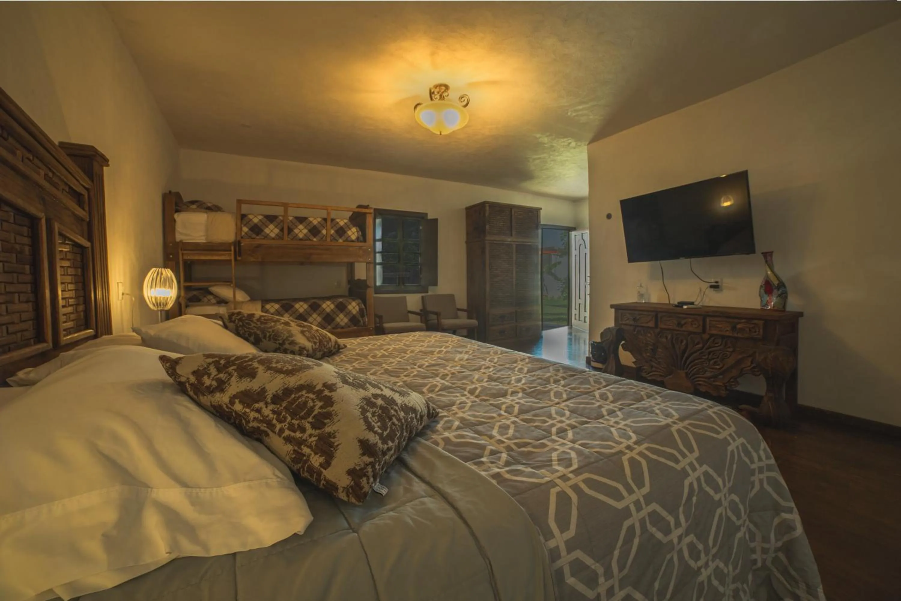 Bed in Hotel Posada las Nubes