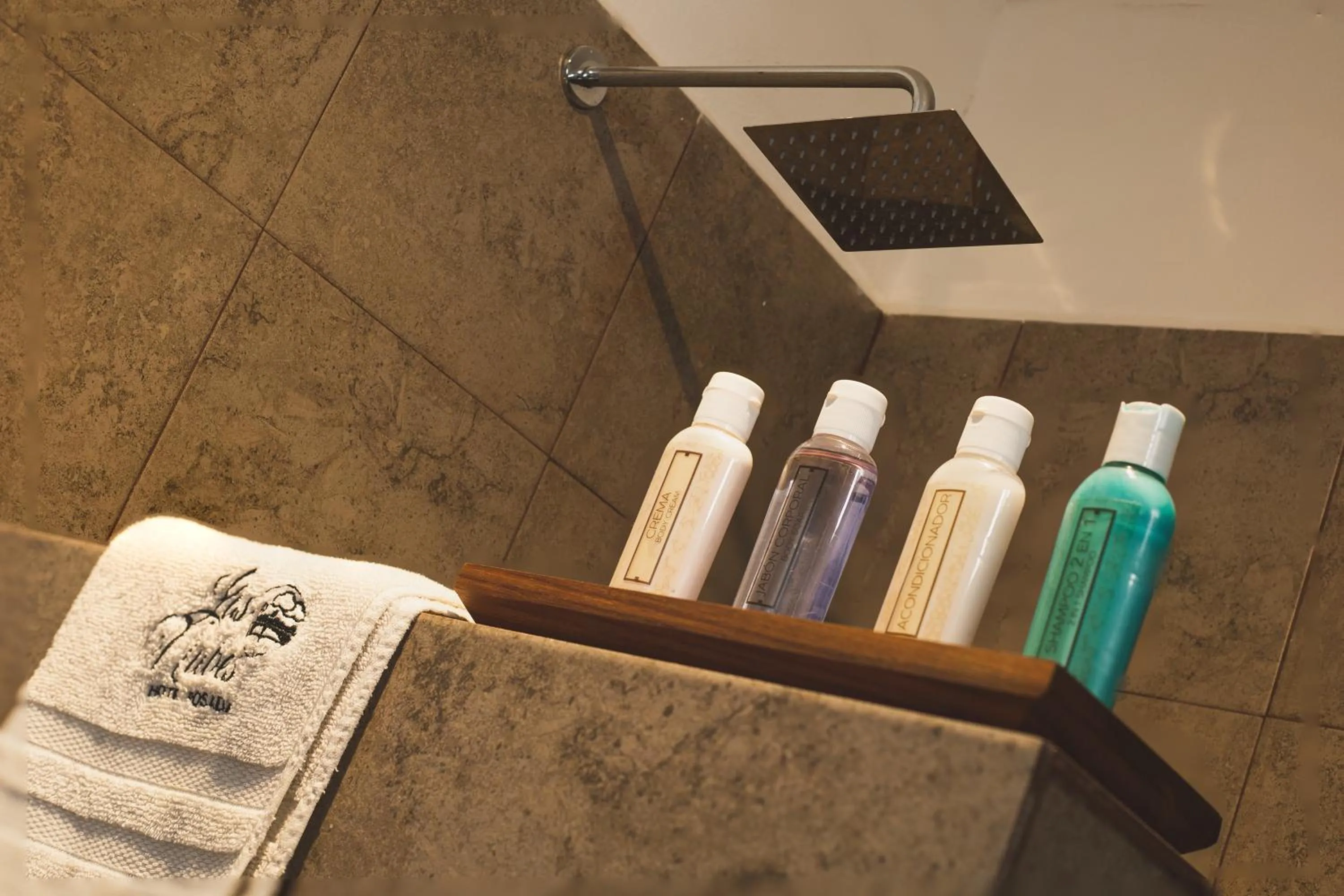 Shower in Hotel Posada las Nubes