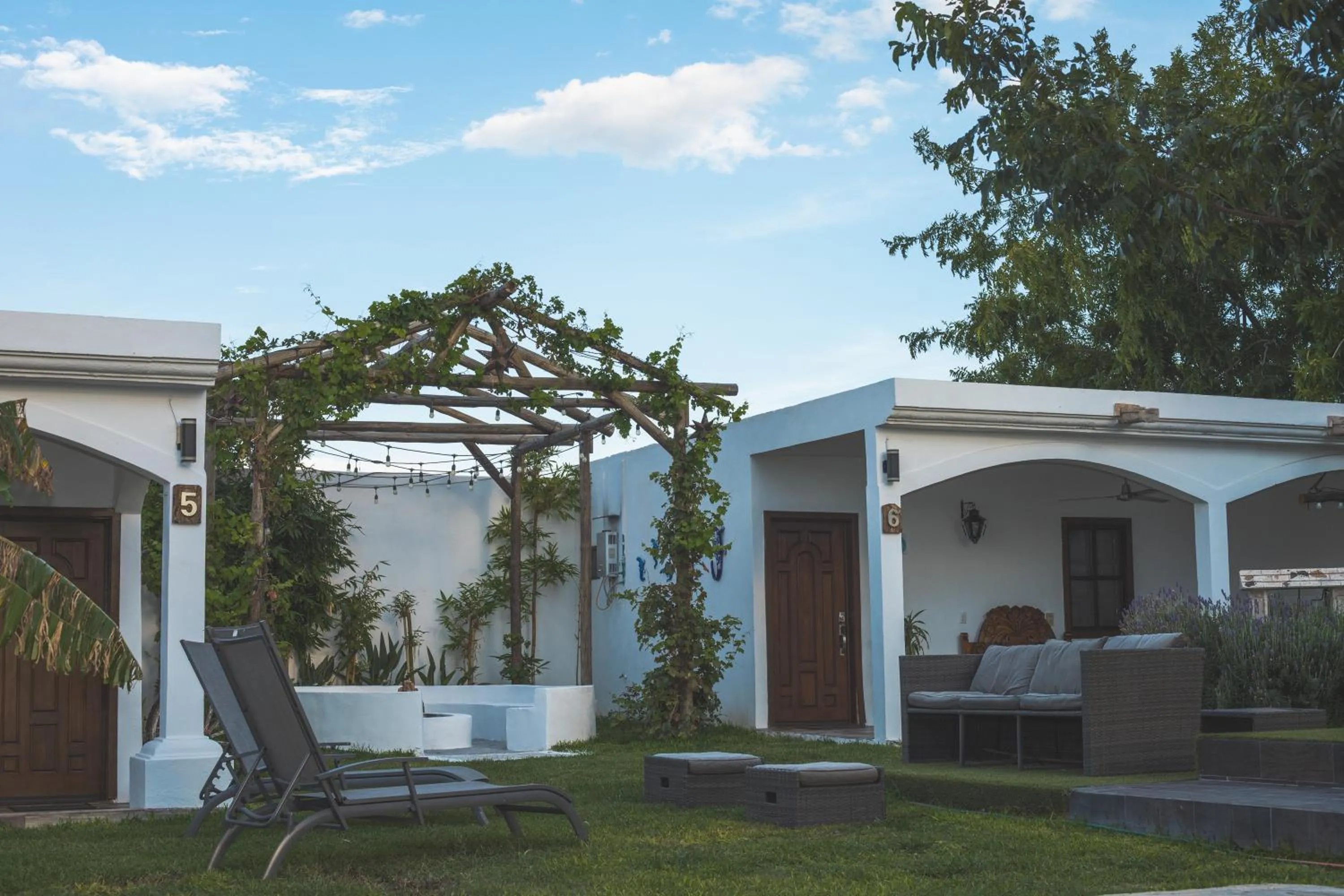 Patio in Hotel Posada las Nubes