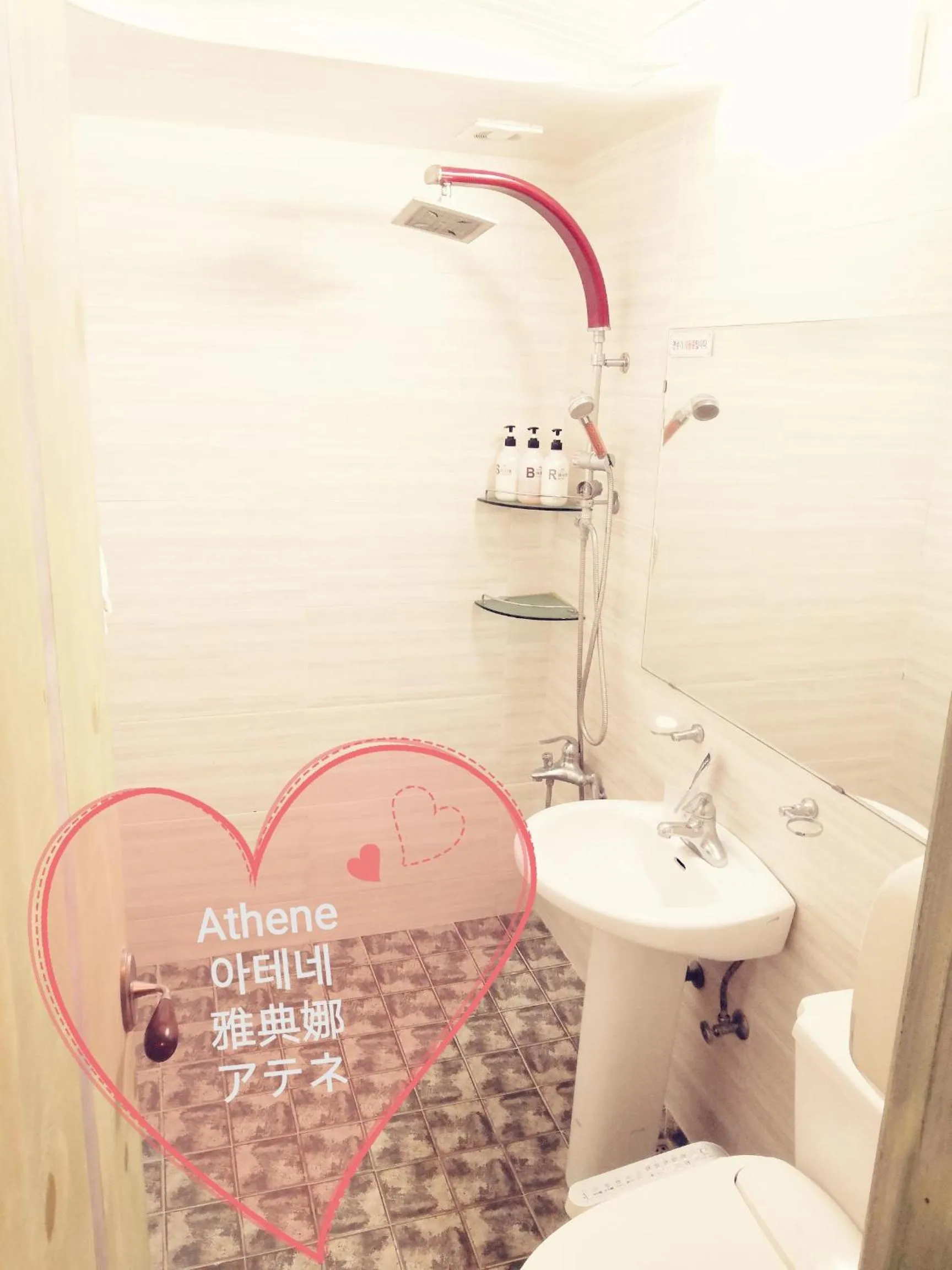 Toilet in Athene Motel