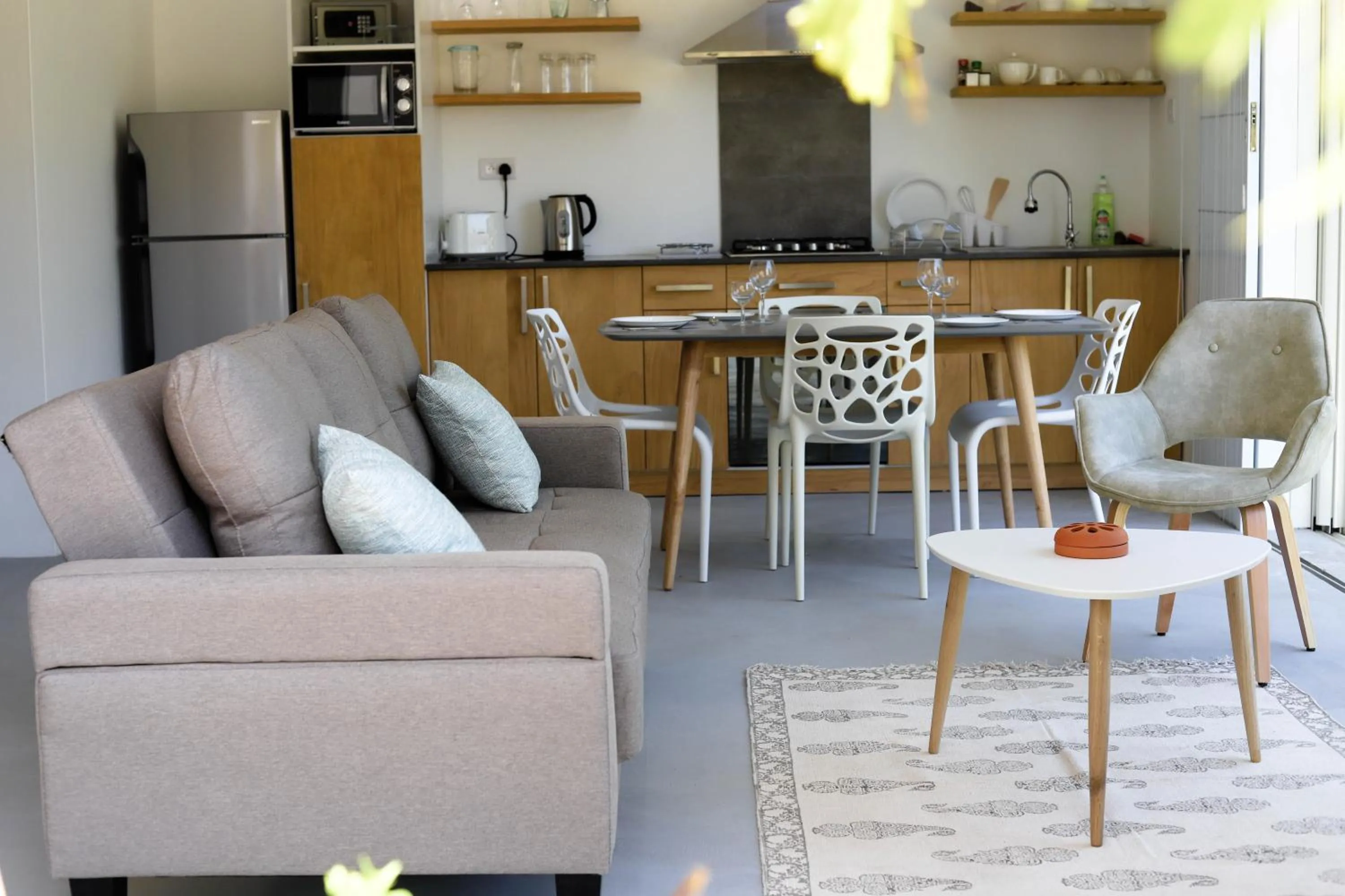 Kitchen or kitchenette in Cap Heureux Villas
