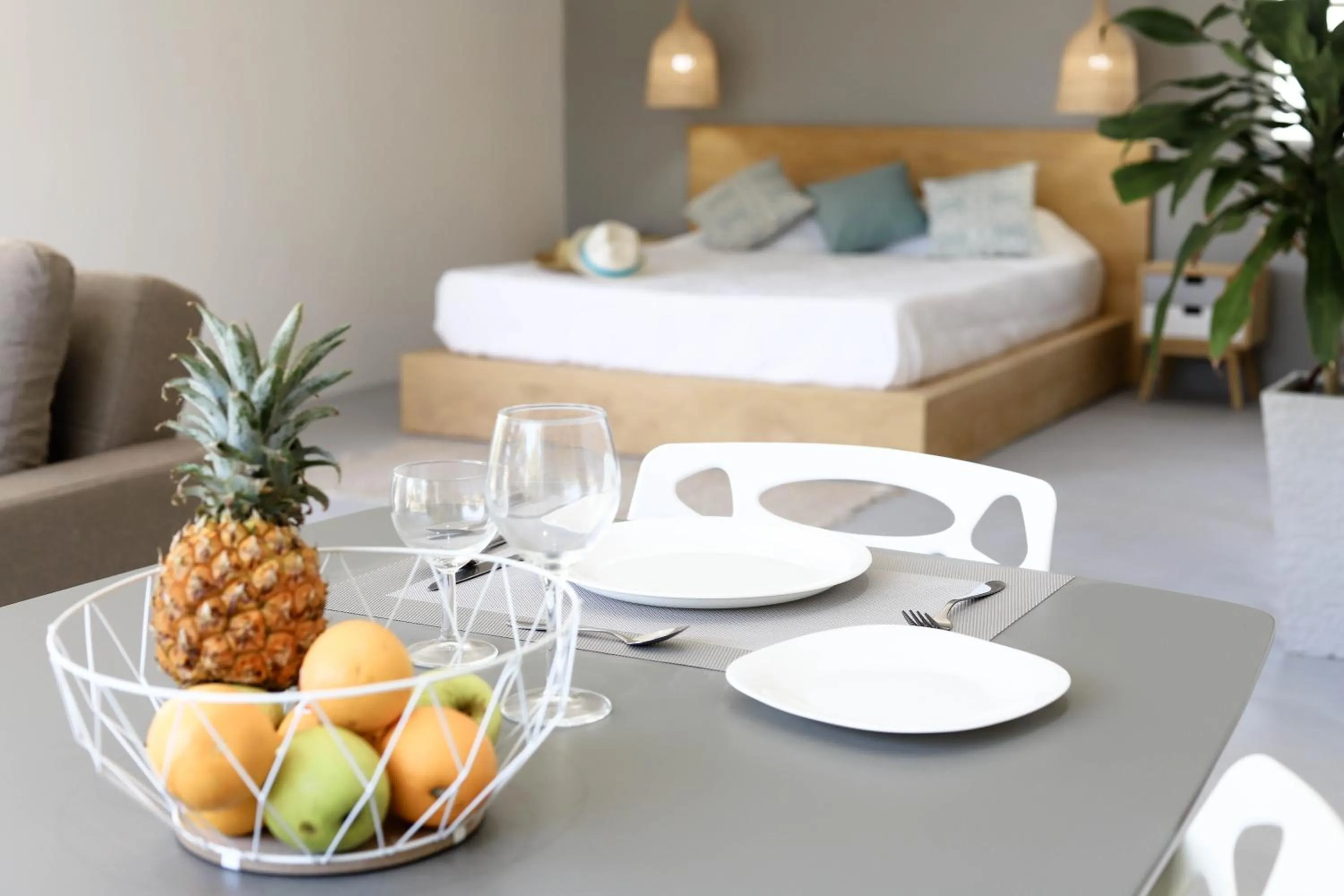 Photo of the whole room, Bed in Cap Heureux Villas