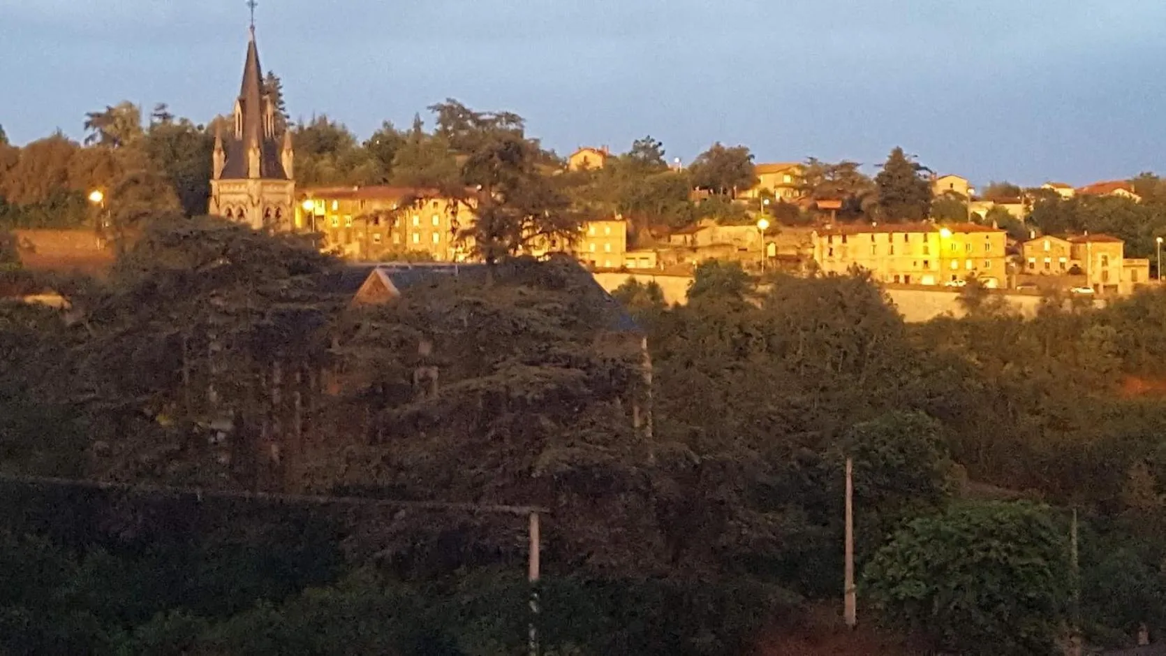 View (from property/room) in Le Chalet du Parc proche du safari parc de Peaugres