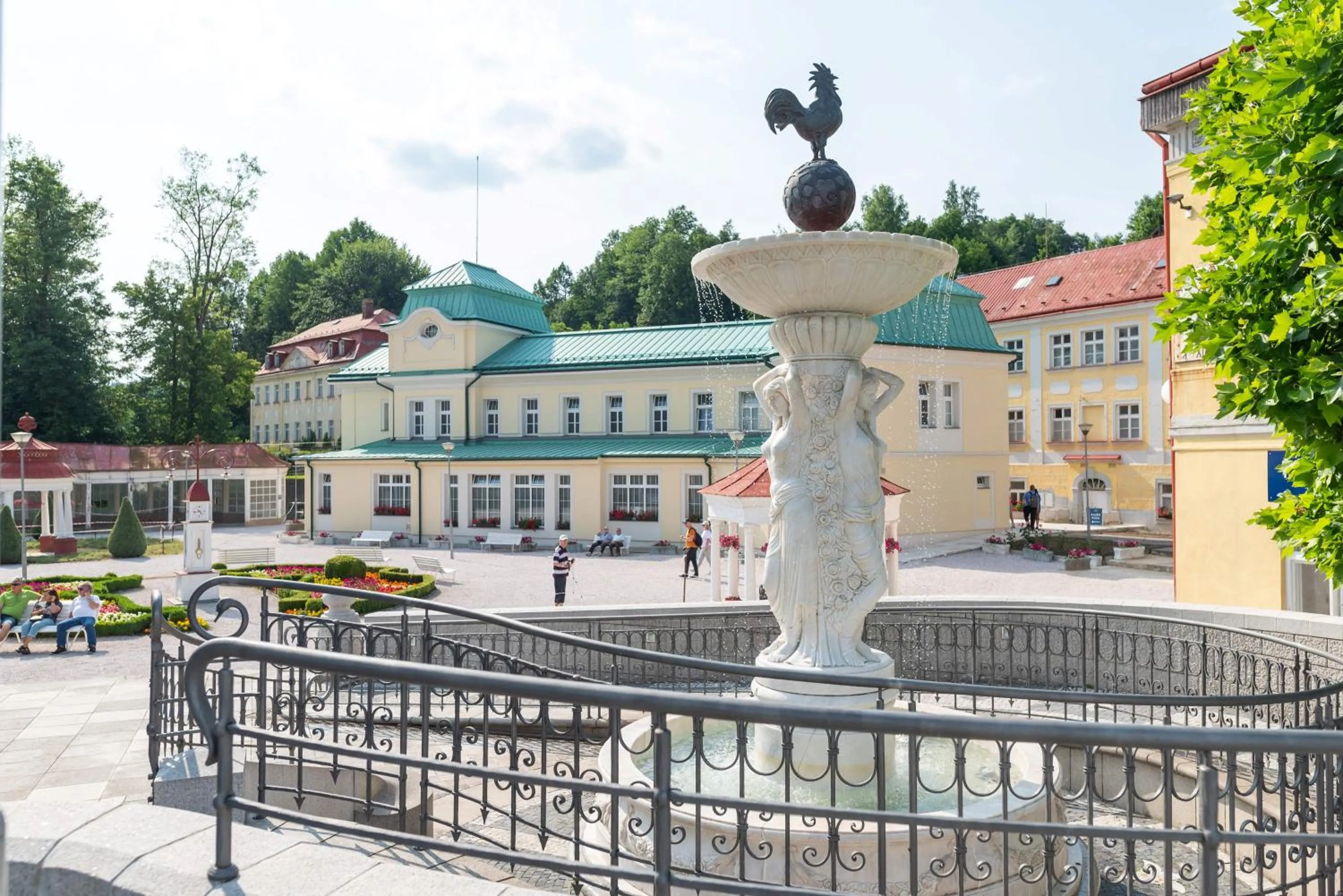 Swimming pool in Spa Resort Libverda - Villa Friedland