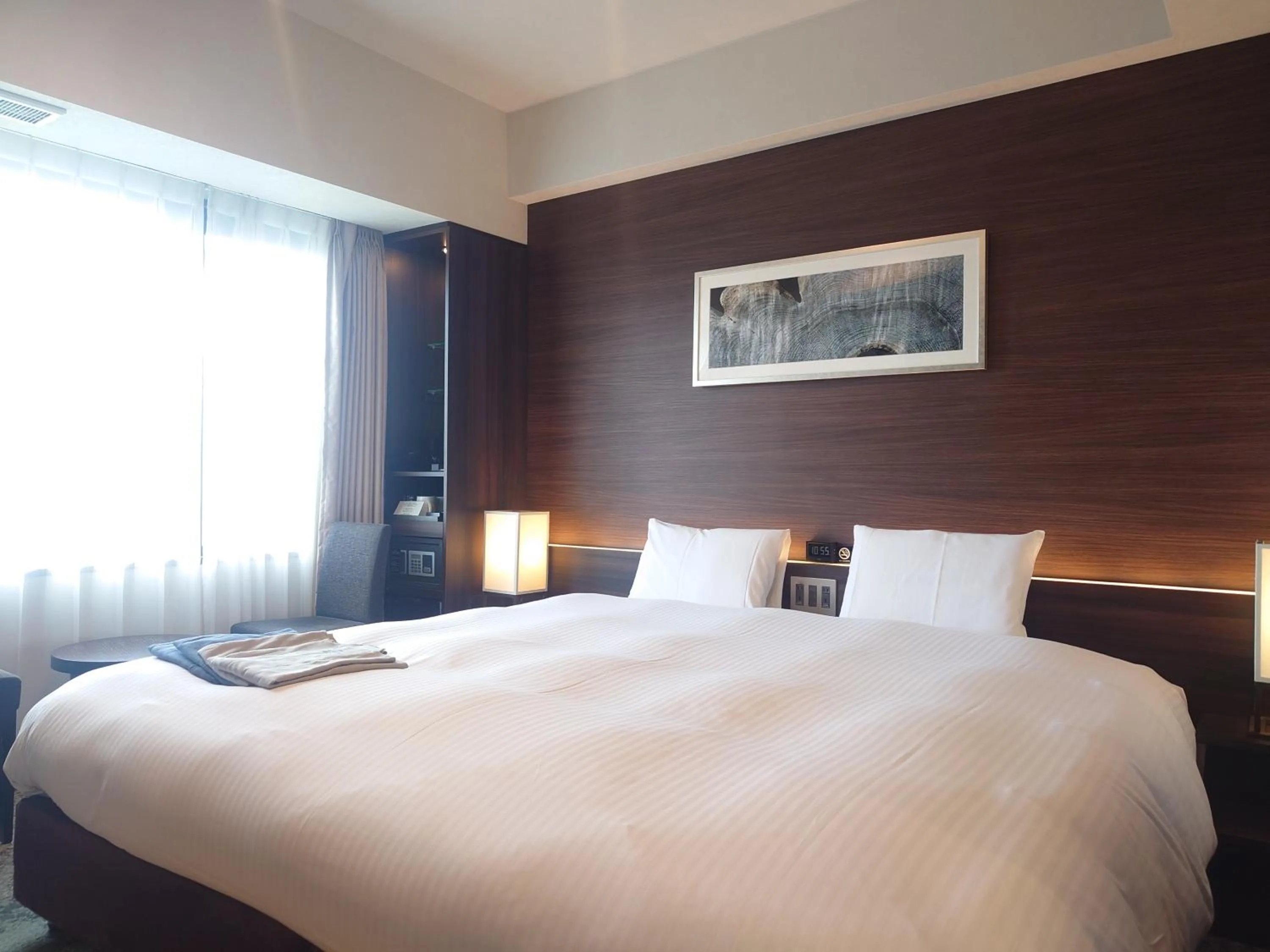 Bed in S-peria Hotel Kyoto