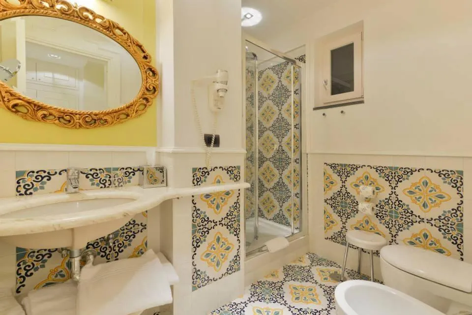 Bathroom in La Pineta Hotel Beach & Spa