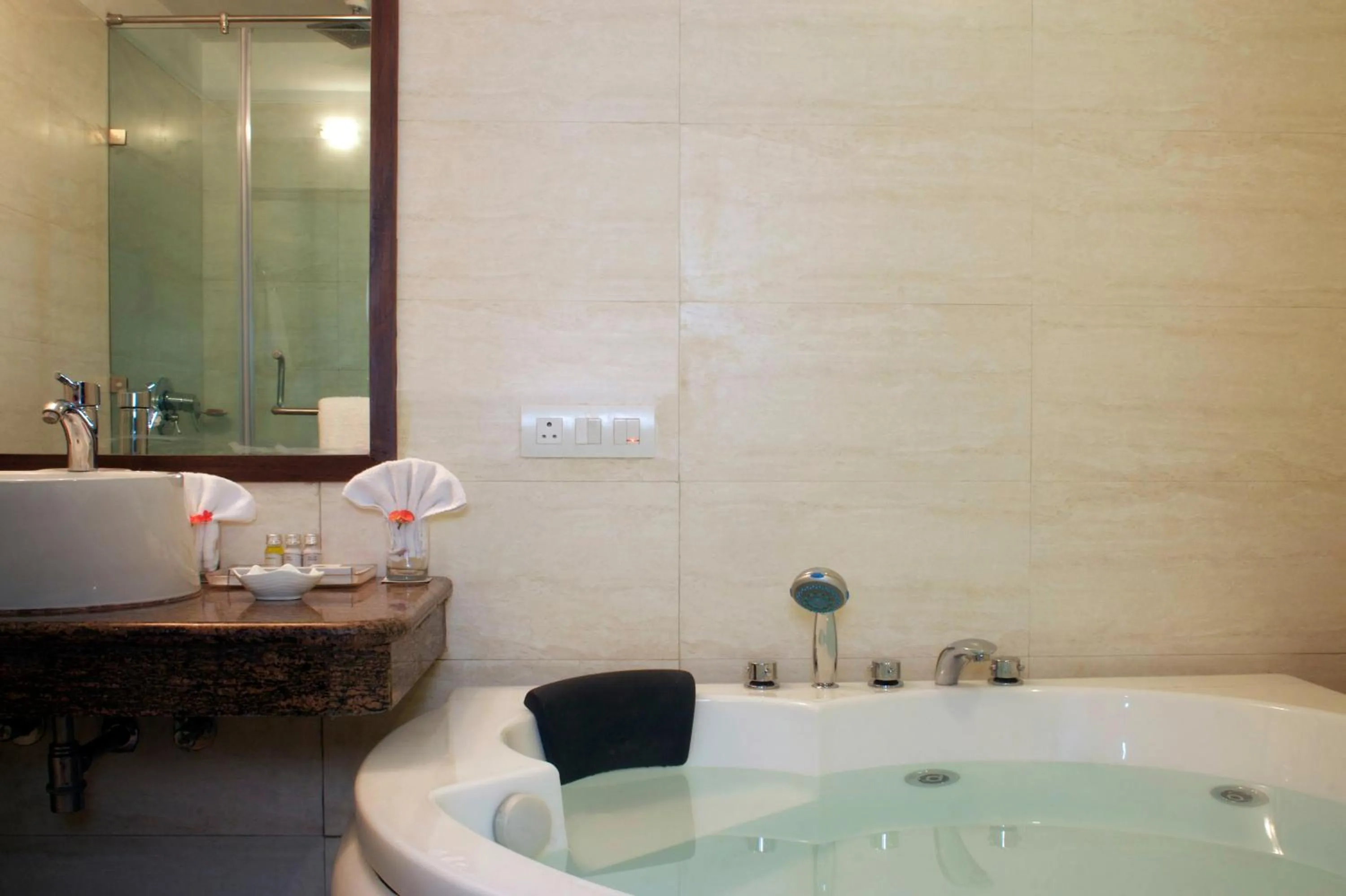 Bathroom in Legend Sarovar Portico