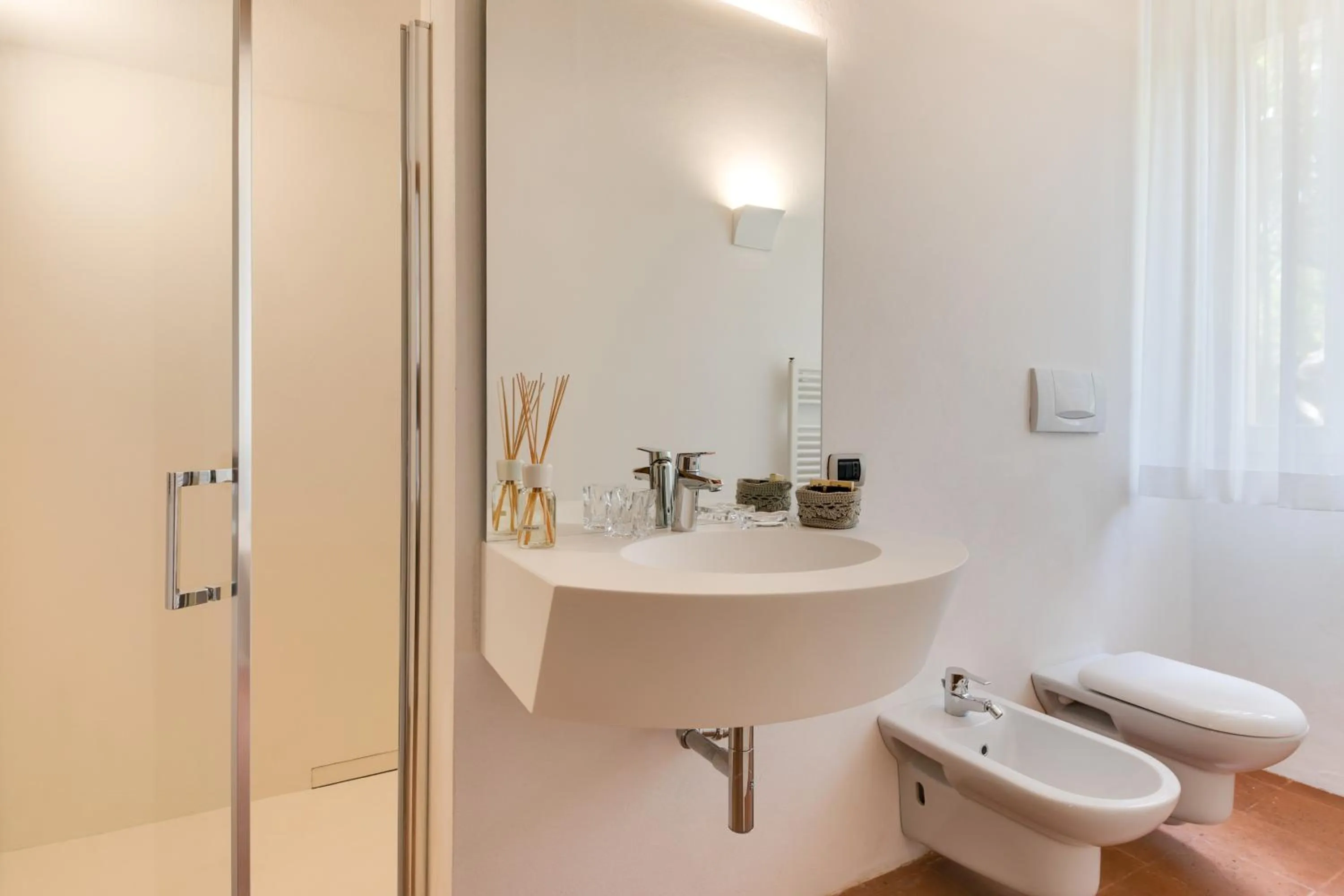 Bathroom in Corte livia Room & Breakfast