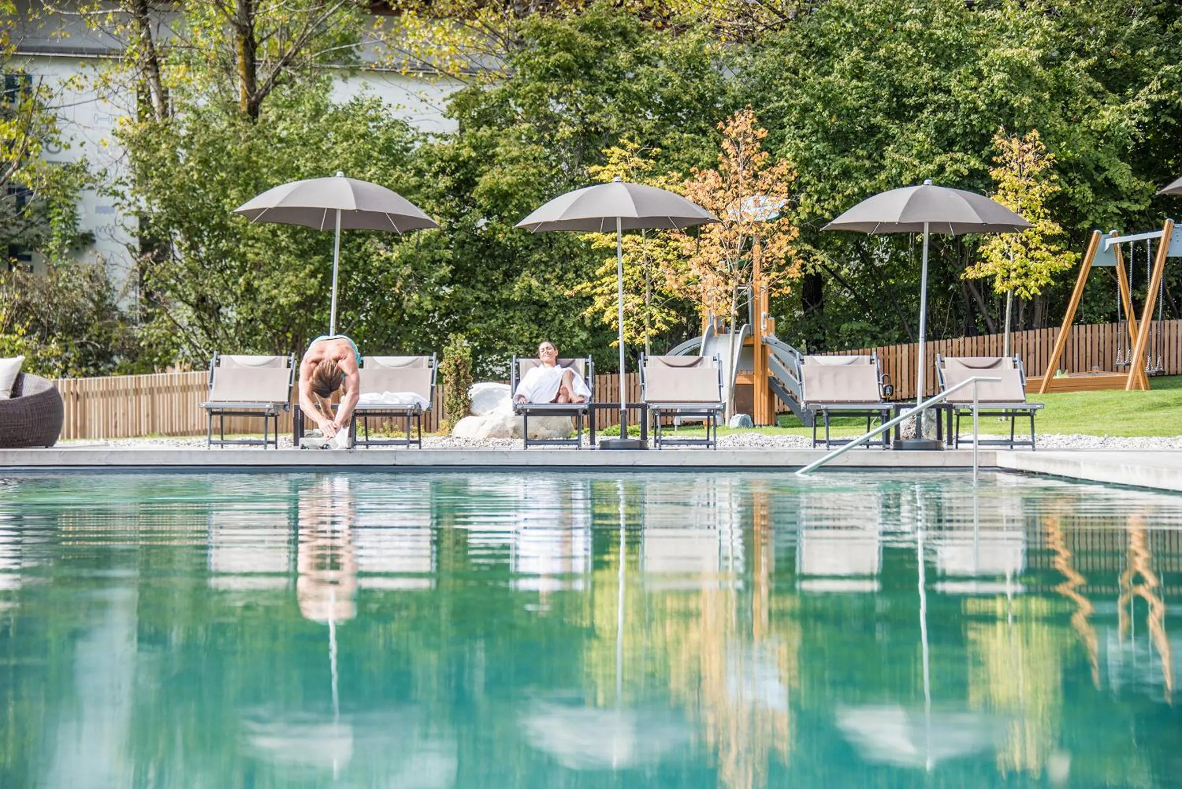 Garden in Hotel Kronblick