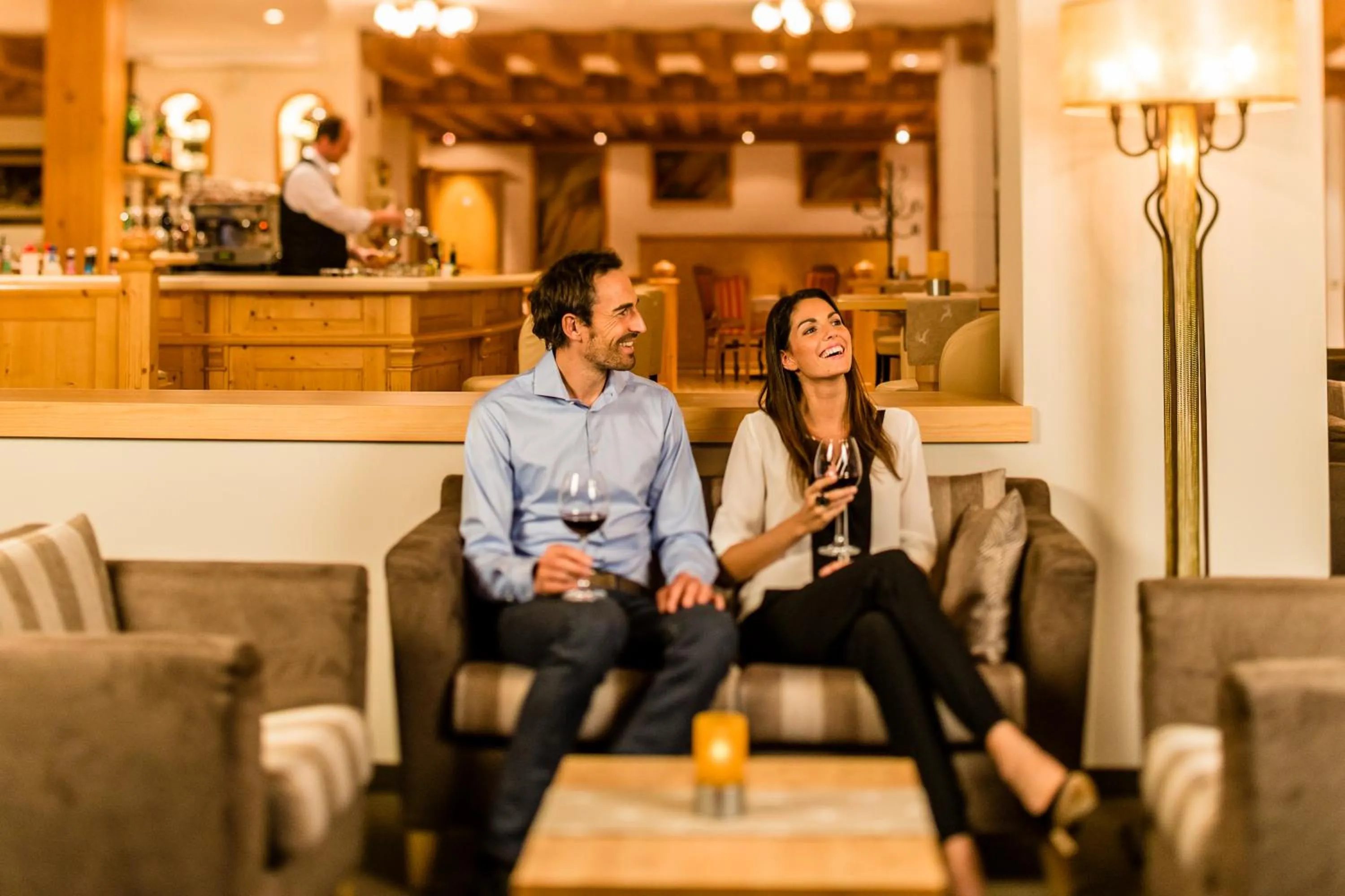 Lounge or bar in Hotel Kronblick