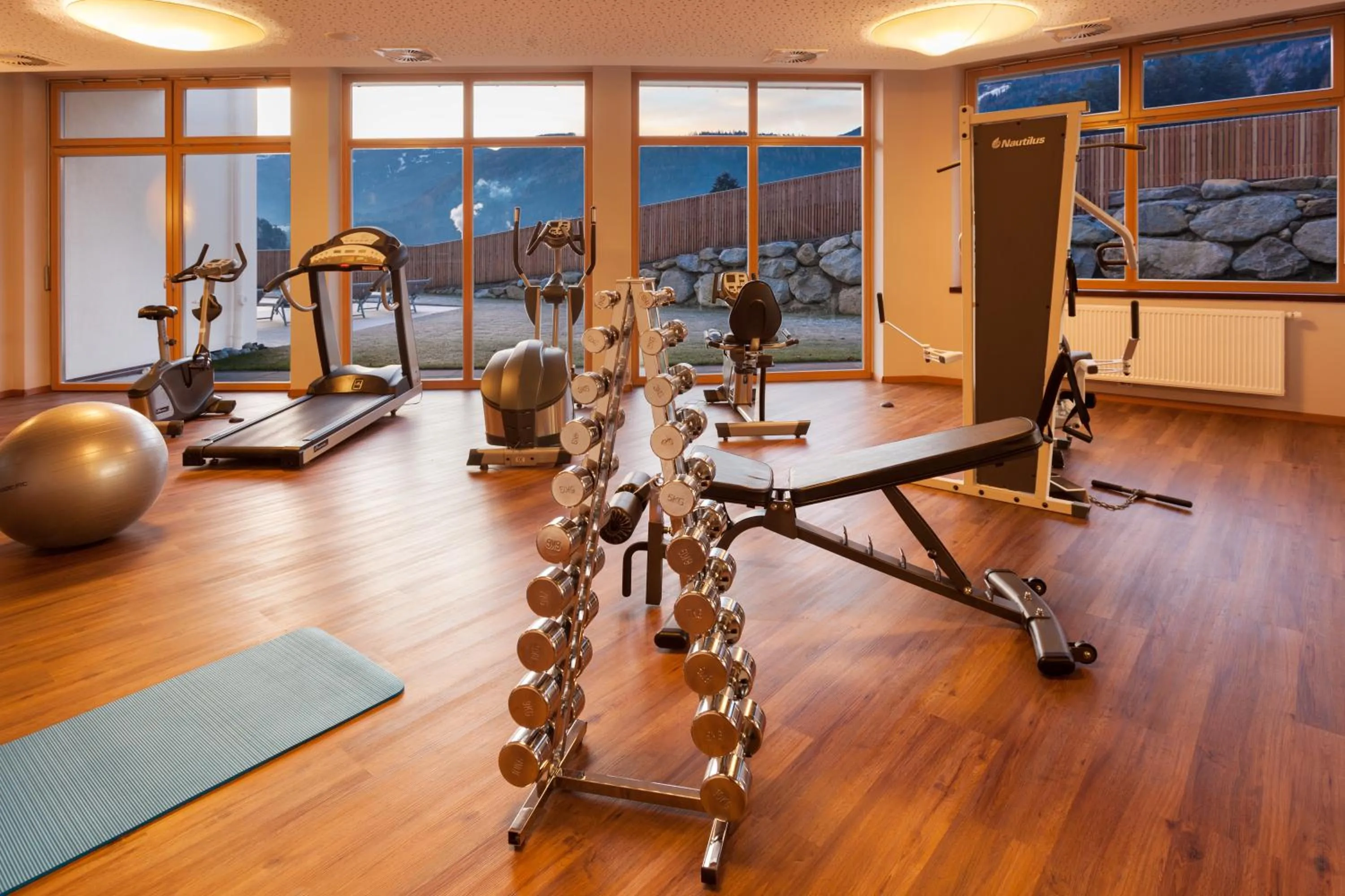 Fitness centre/facilities in Hotel Kronblick