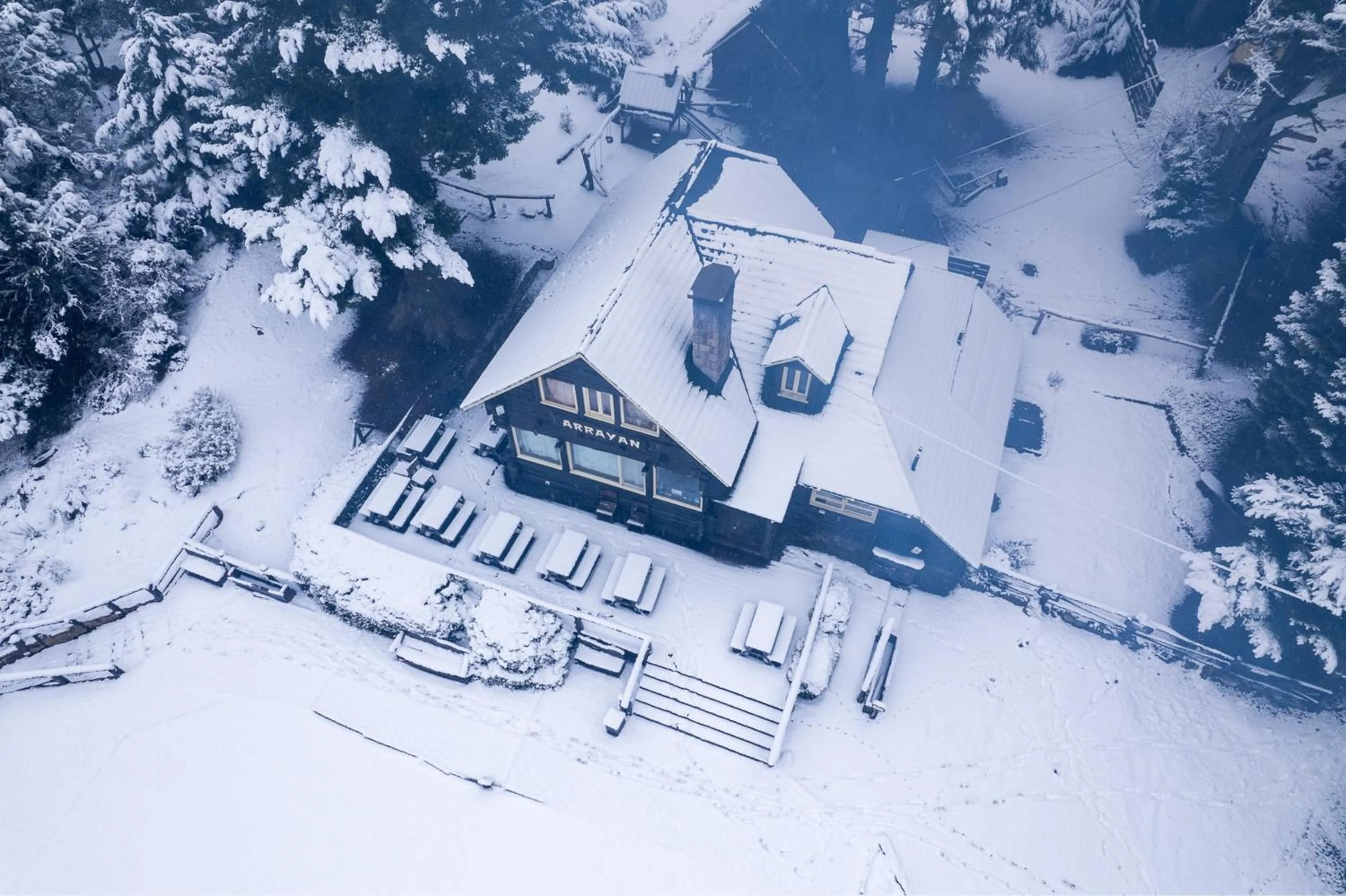 Property building in Arrayan Lake View Mountain Lodge & Casa De Te Arrayan