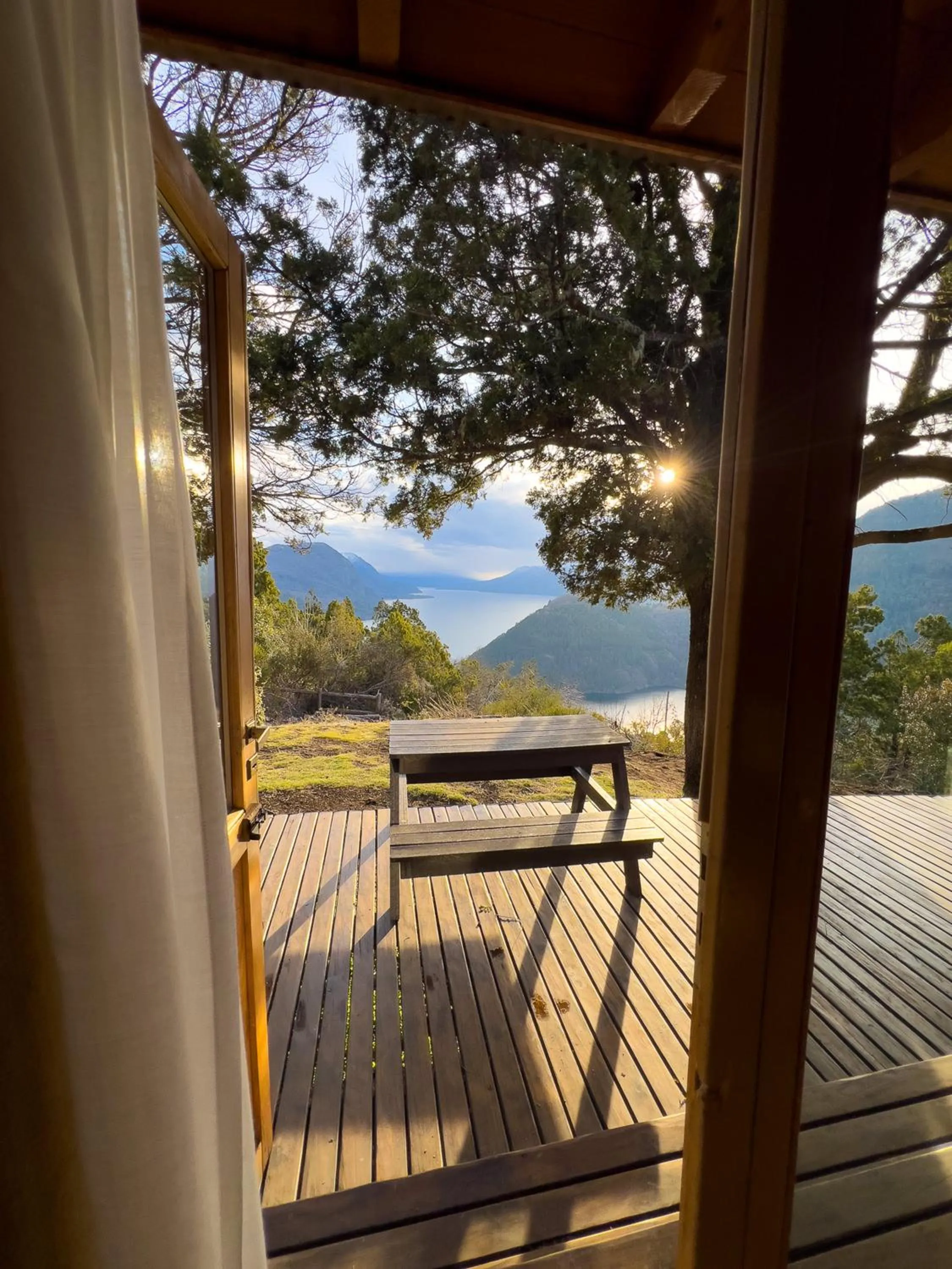 Patio in Arrayan Lake View Mountain Lodge & Casa De Te Arrayan