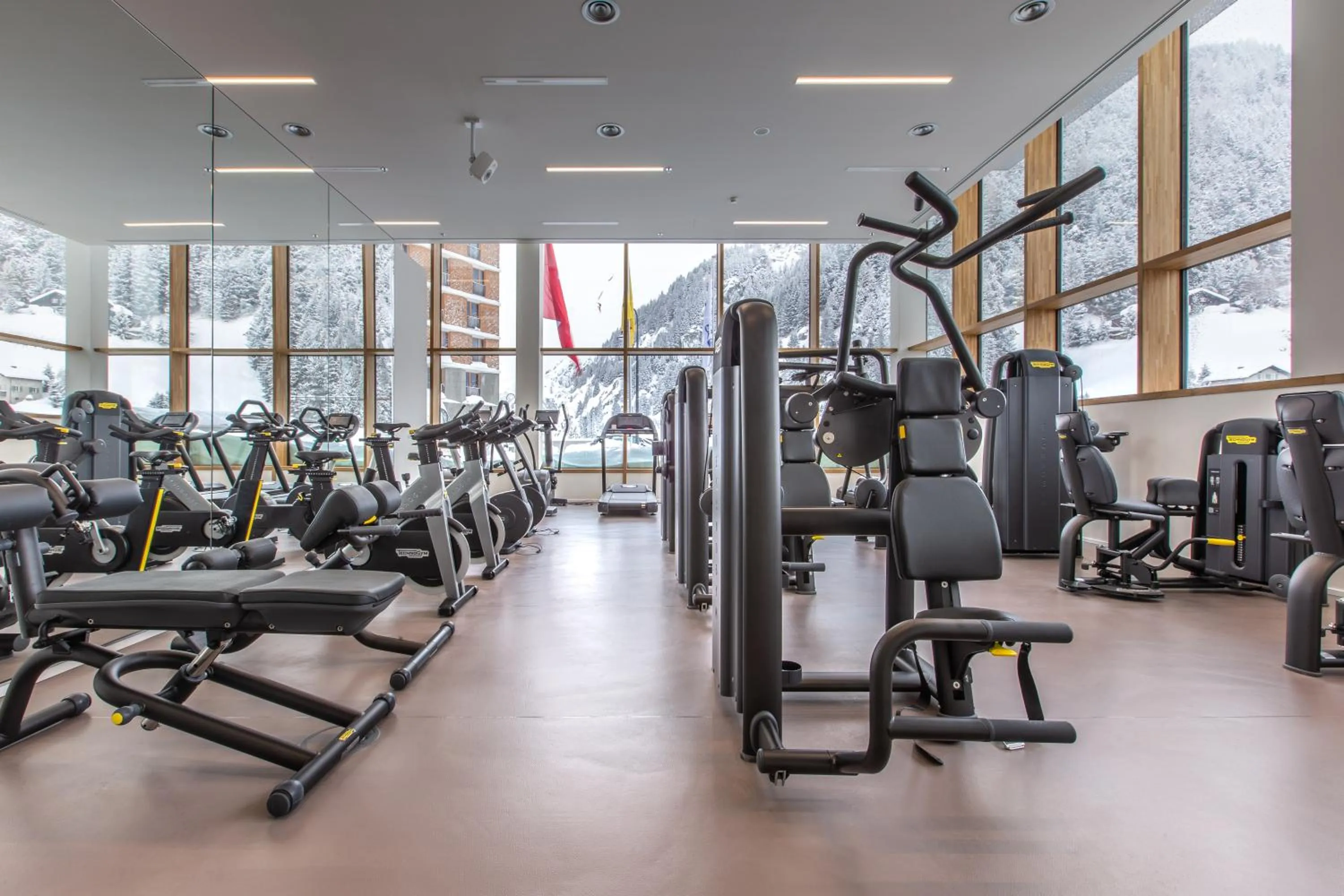 Fitness centre/facilities in Radisson Blu Hotel Reussen, Andermatt