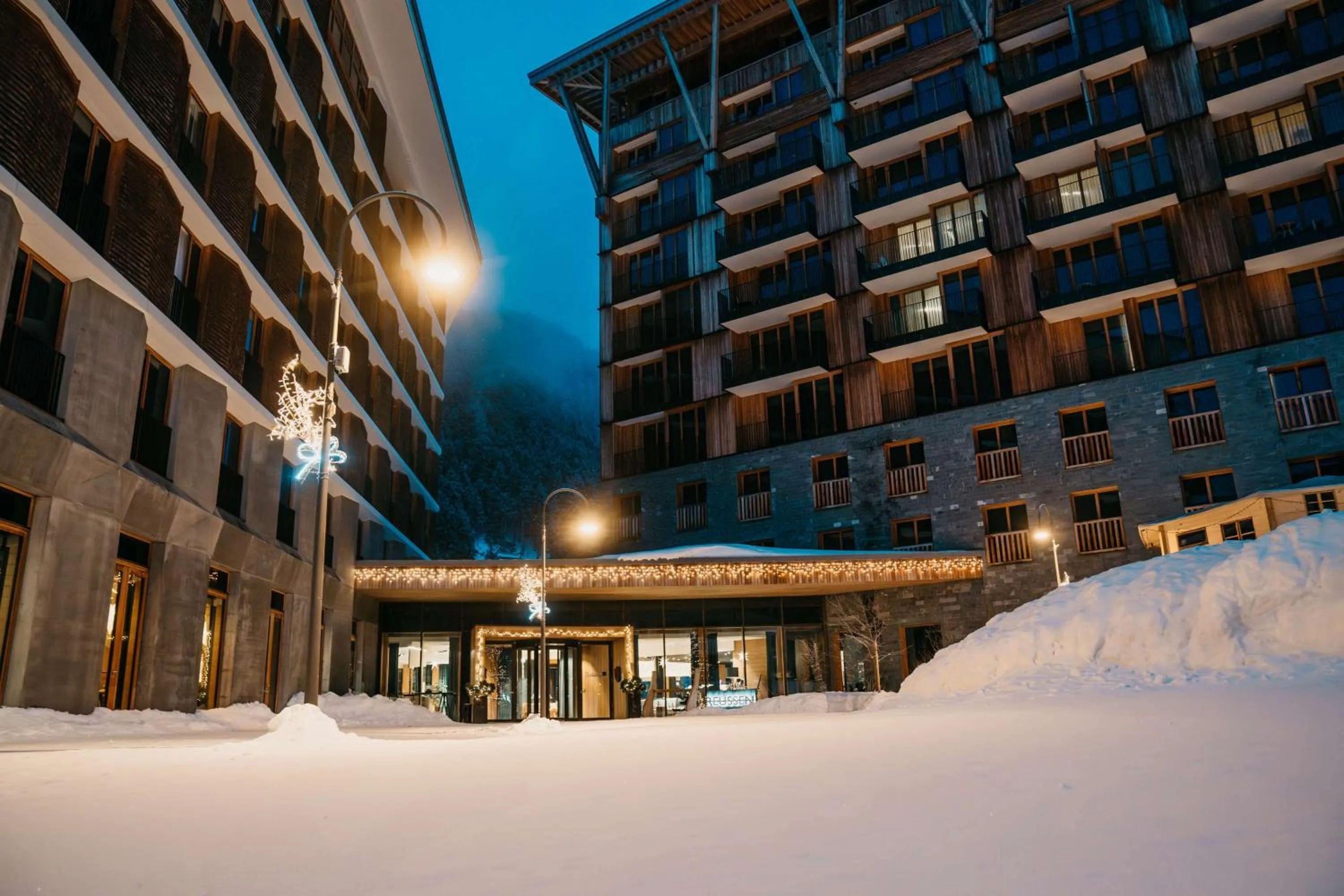 Property building in Radisson Blu Hotel Reussen, Andermatt