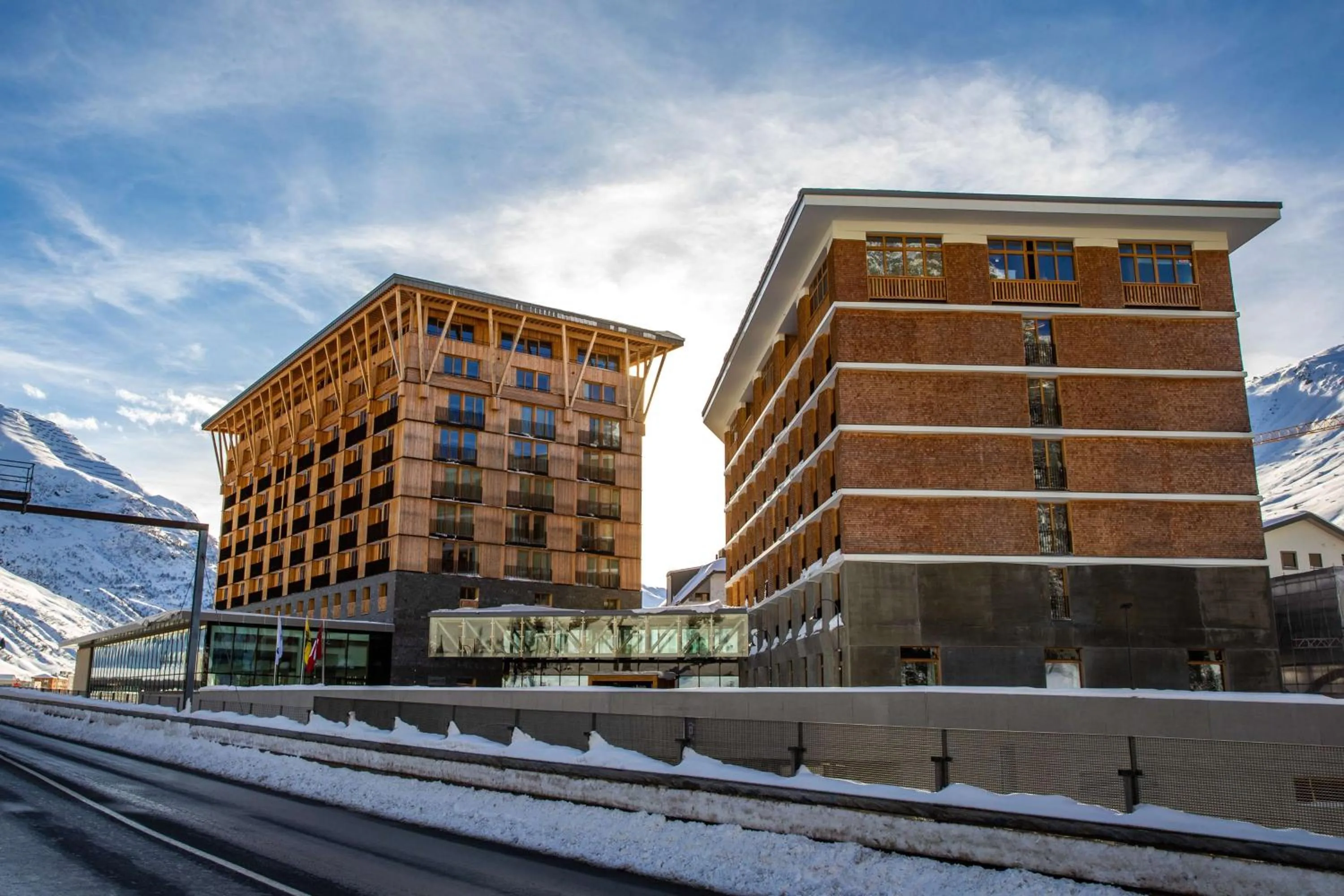 Property building in Radisson Blu Hotel Reussen, Andermatt