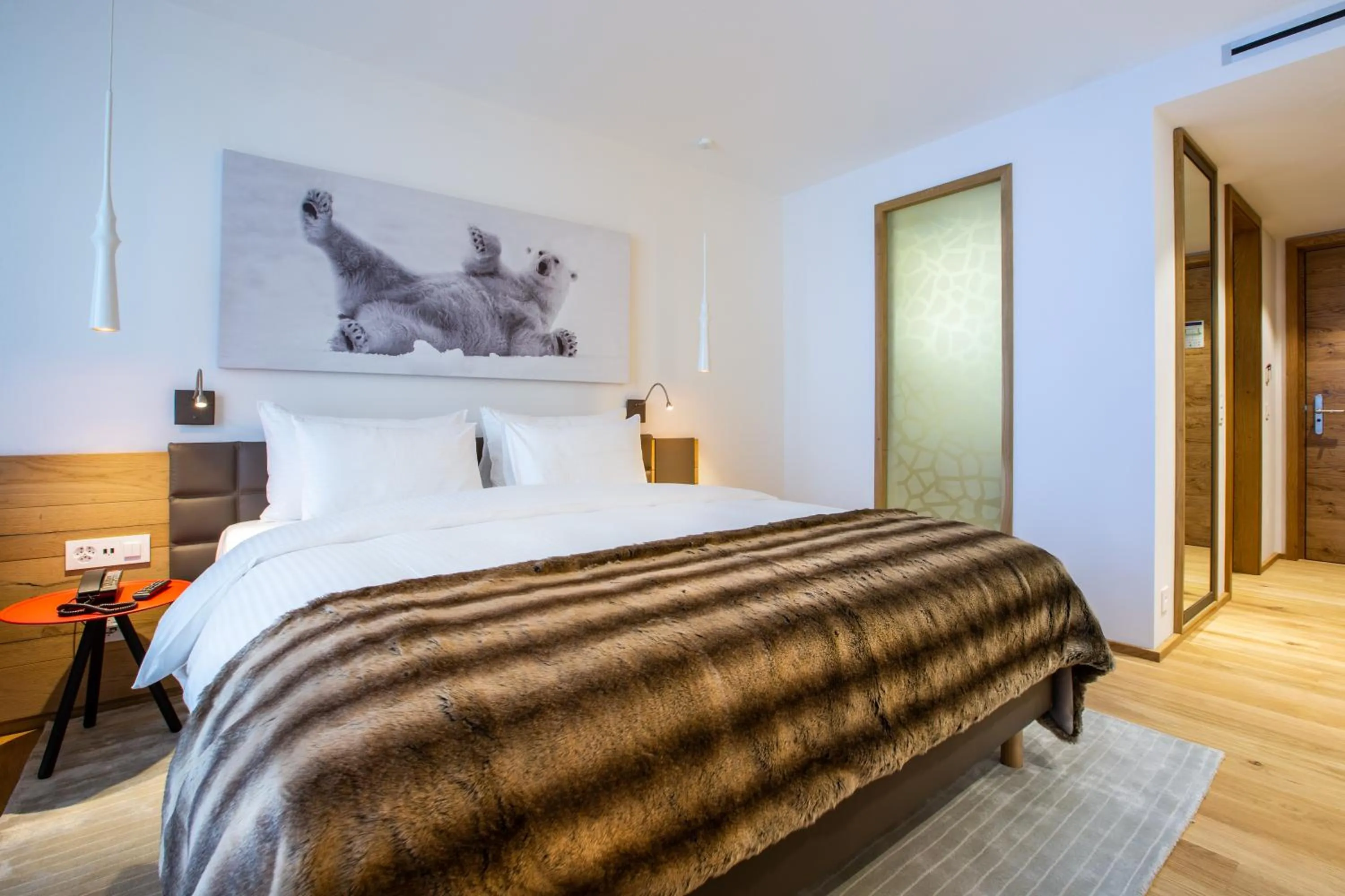 Bed in Radisson Blu Hotel Reussen, Andermatt