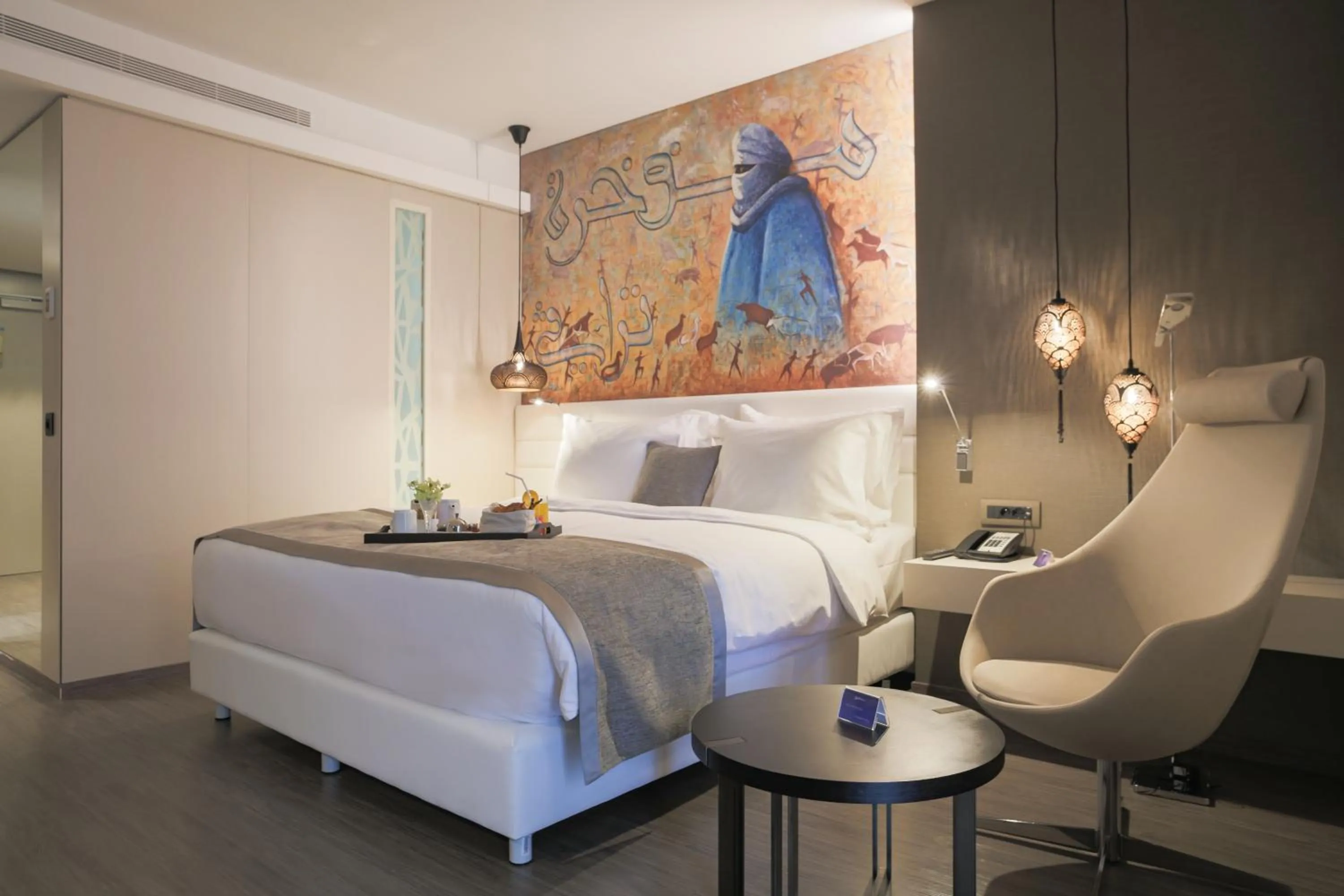 Bed in Radisson BLU Hotel Algiers Hydra