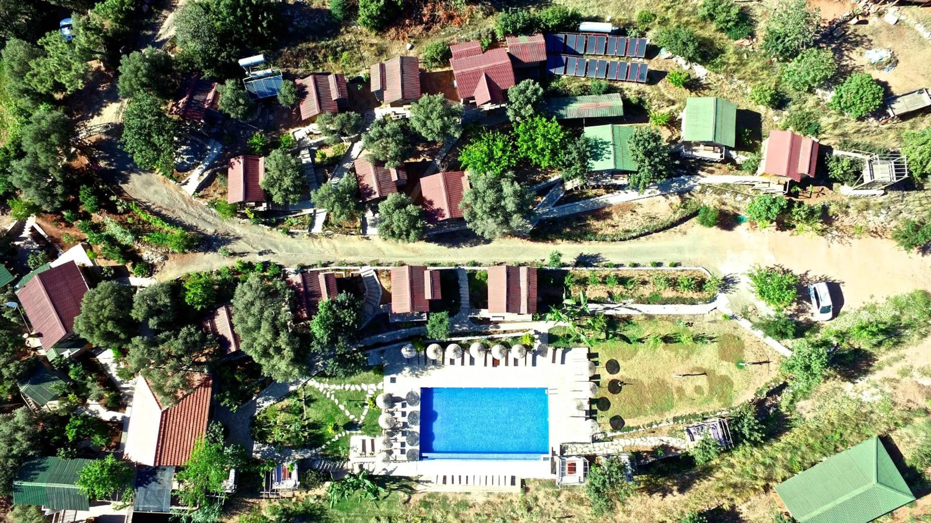 Bird's eye view in Olive Garden Kabak