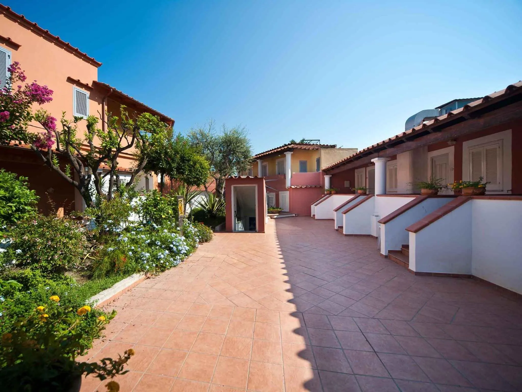Balcony/Terrace in Hotel Villa Svizzera Terme