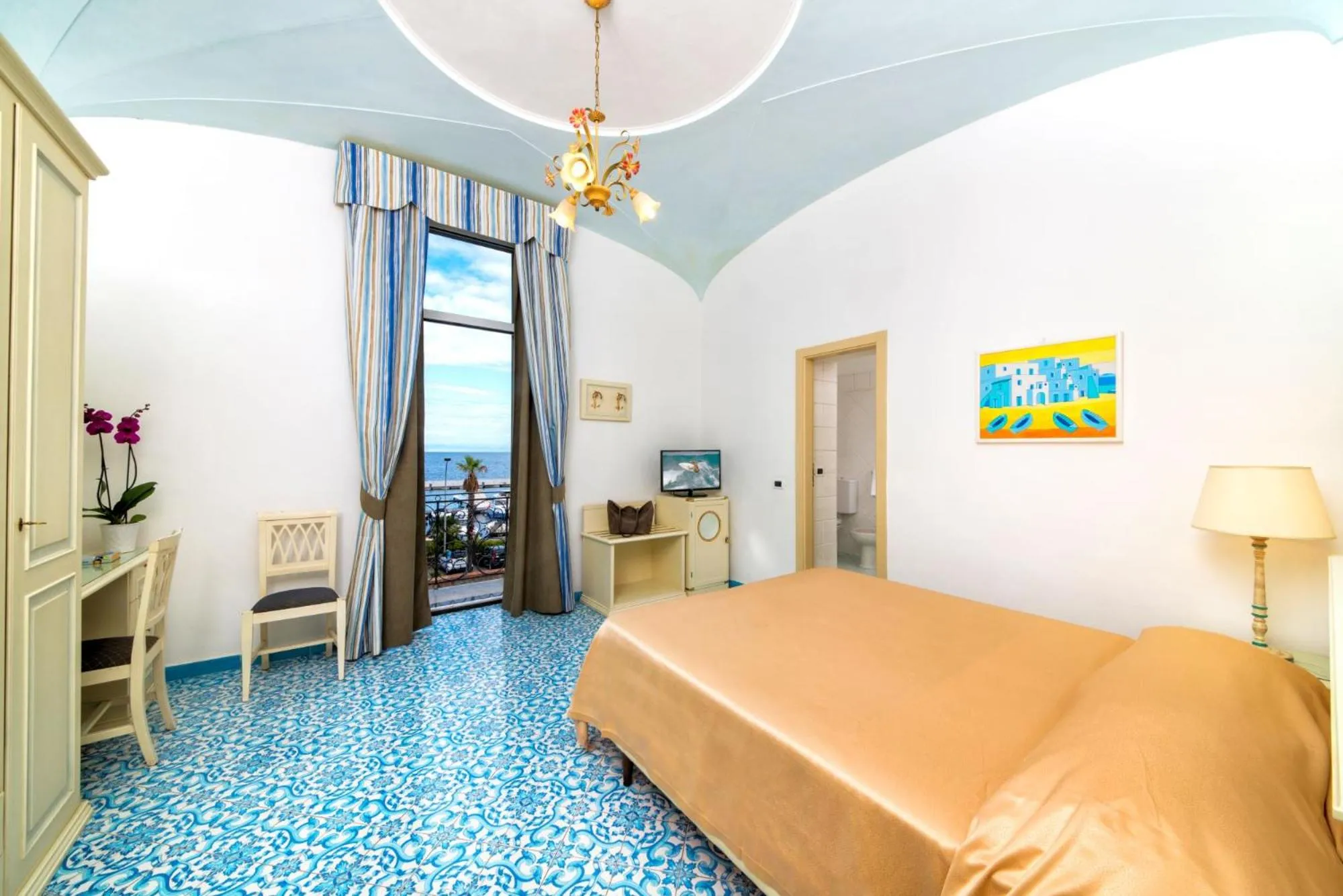 Bedroom, Bed in Hotel Villa Svizzera Terme