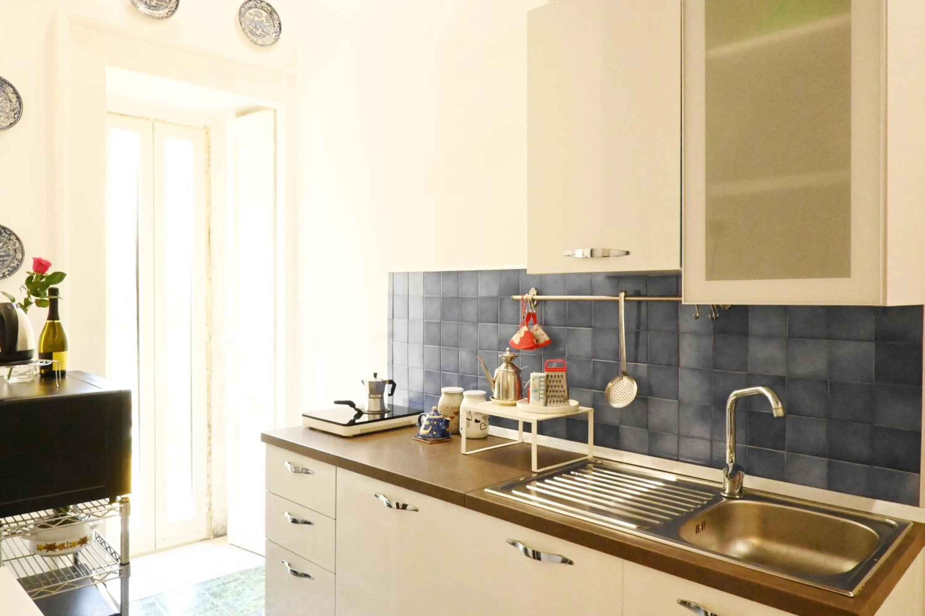 Kitchen or kitchenette in Nanà Bed and Breakfast