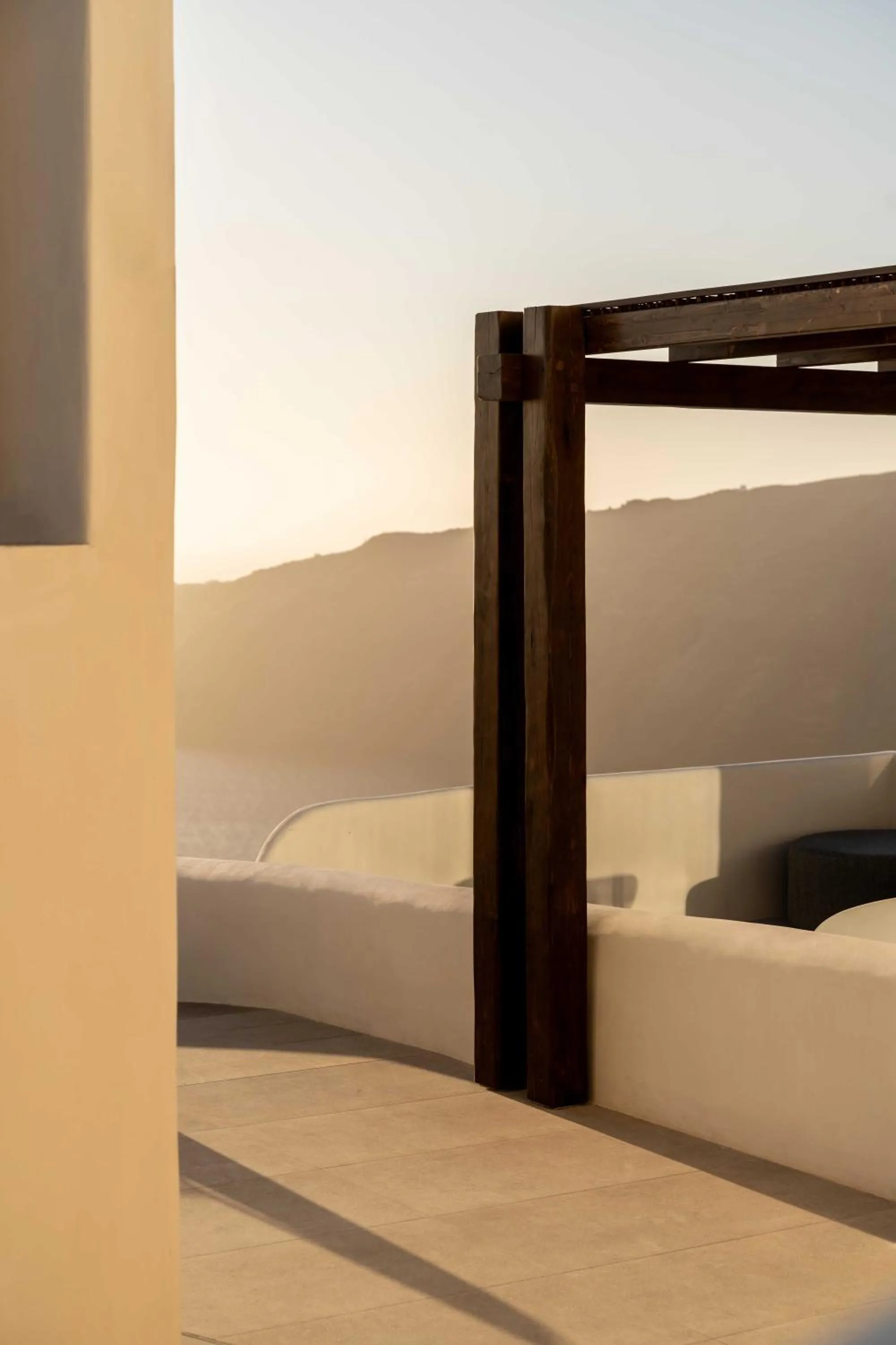 Bed in Rocabella Santorini Hotel & Spa