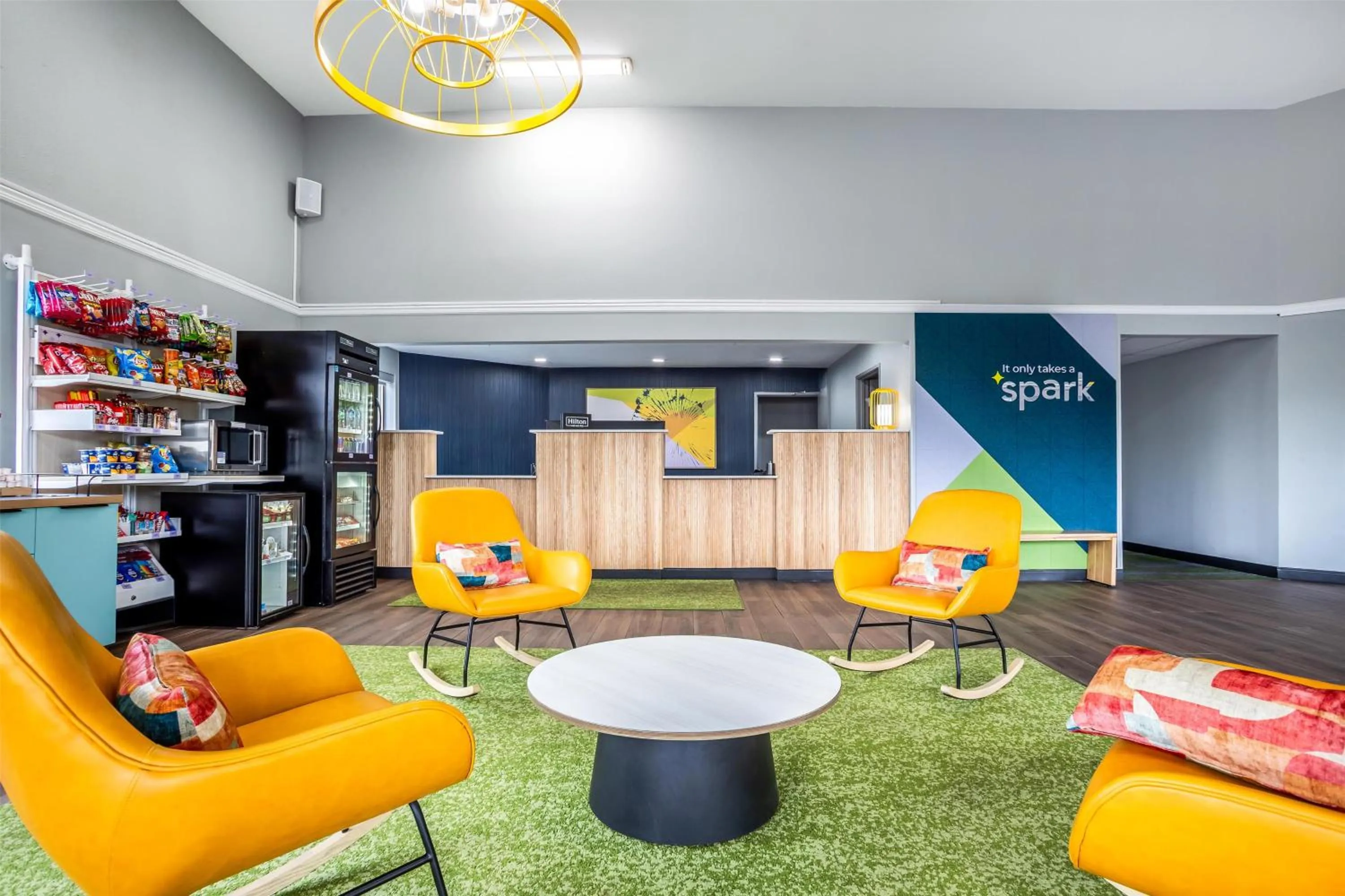 Lobby or reception in Spark by Hilton Kent Seattle