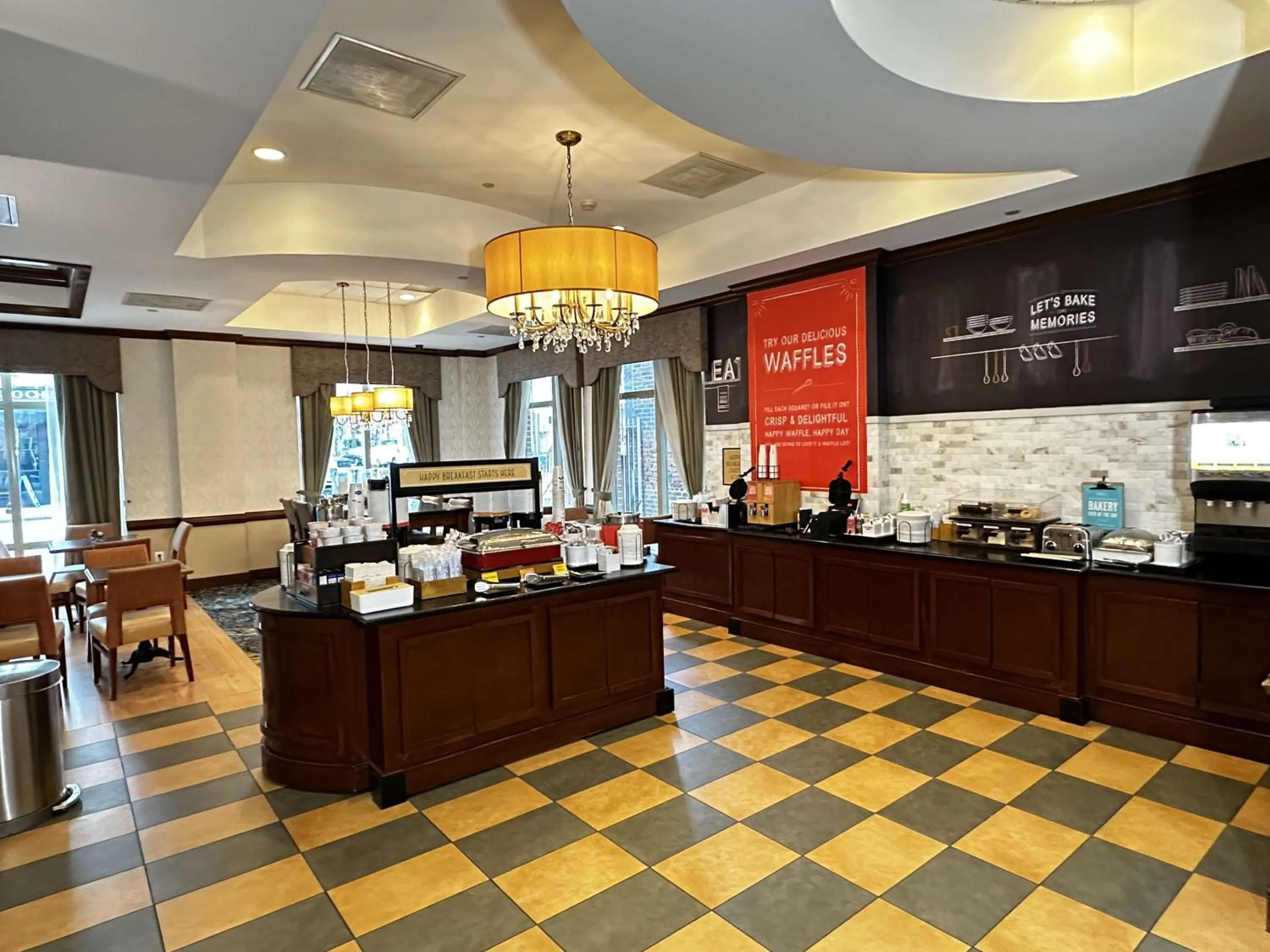 Breakfast in Hampton Inn Alexandria/Old Town