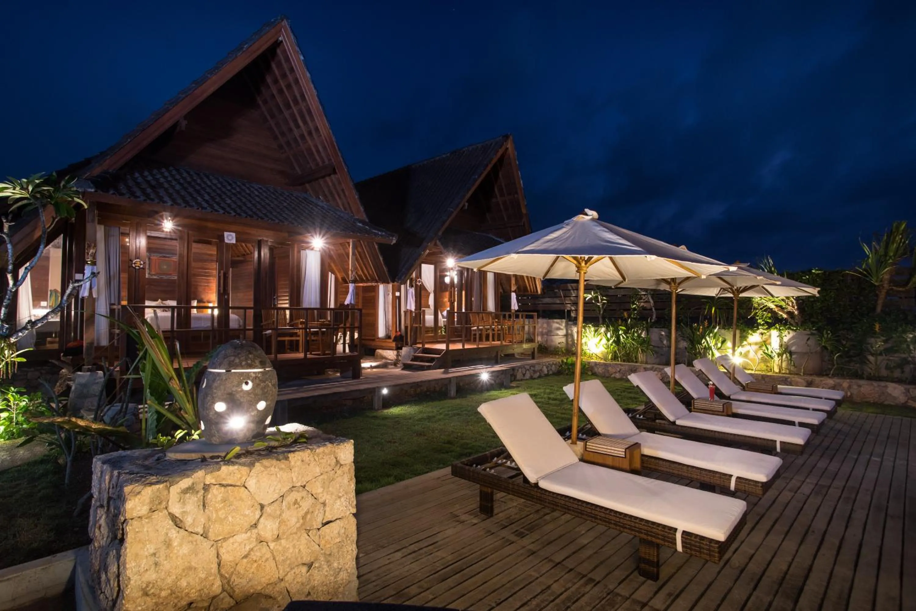 Seating area in D'byas Dream Beach Club and Villa