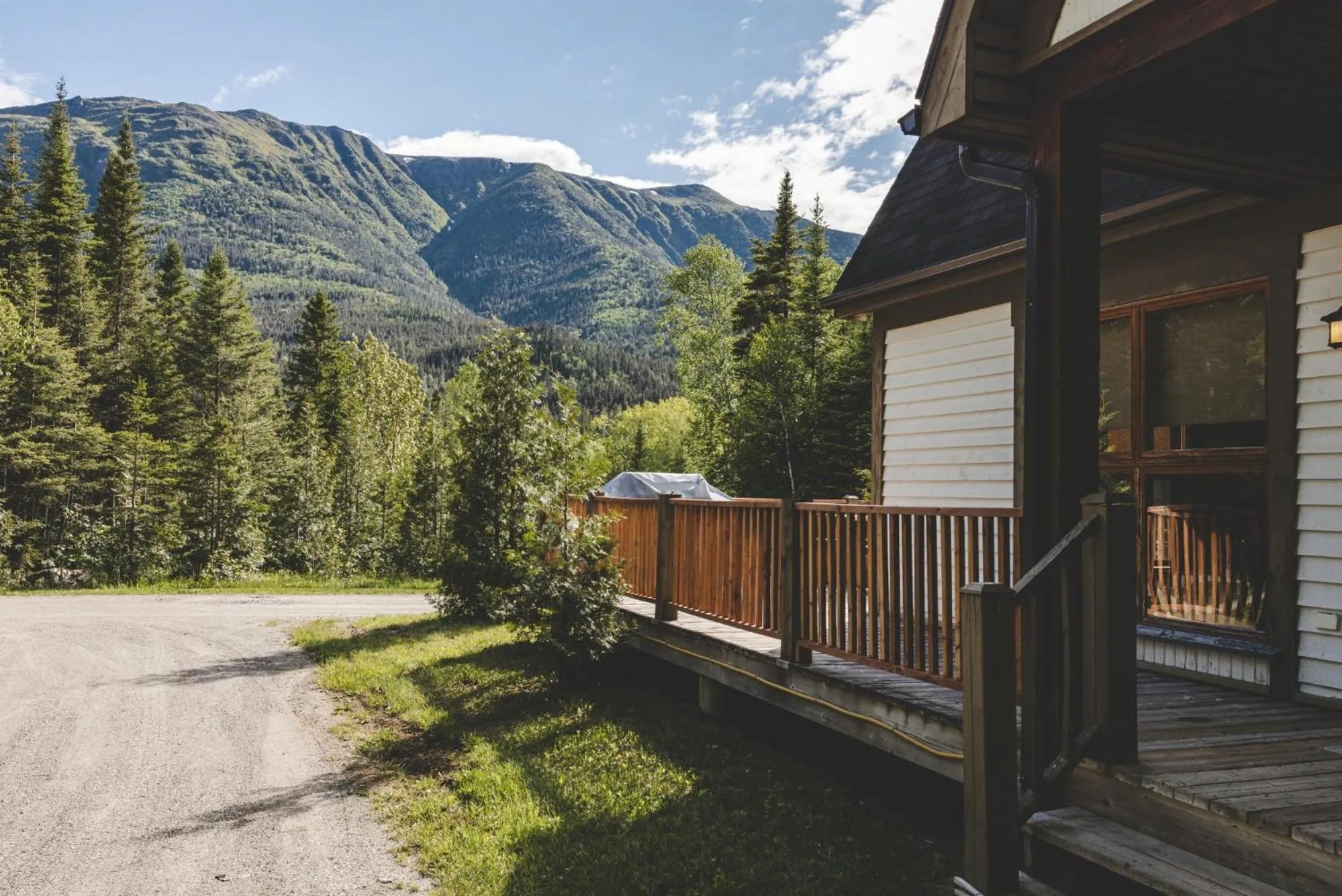 Balcony/Terrace in Gîte du Mont-Albert - Sepaq