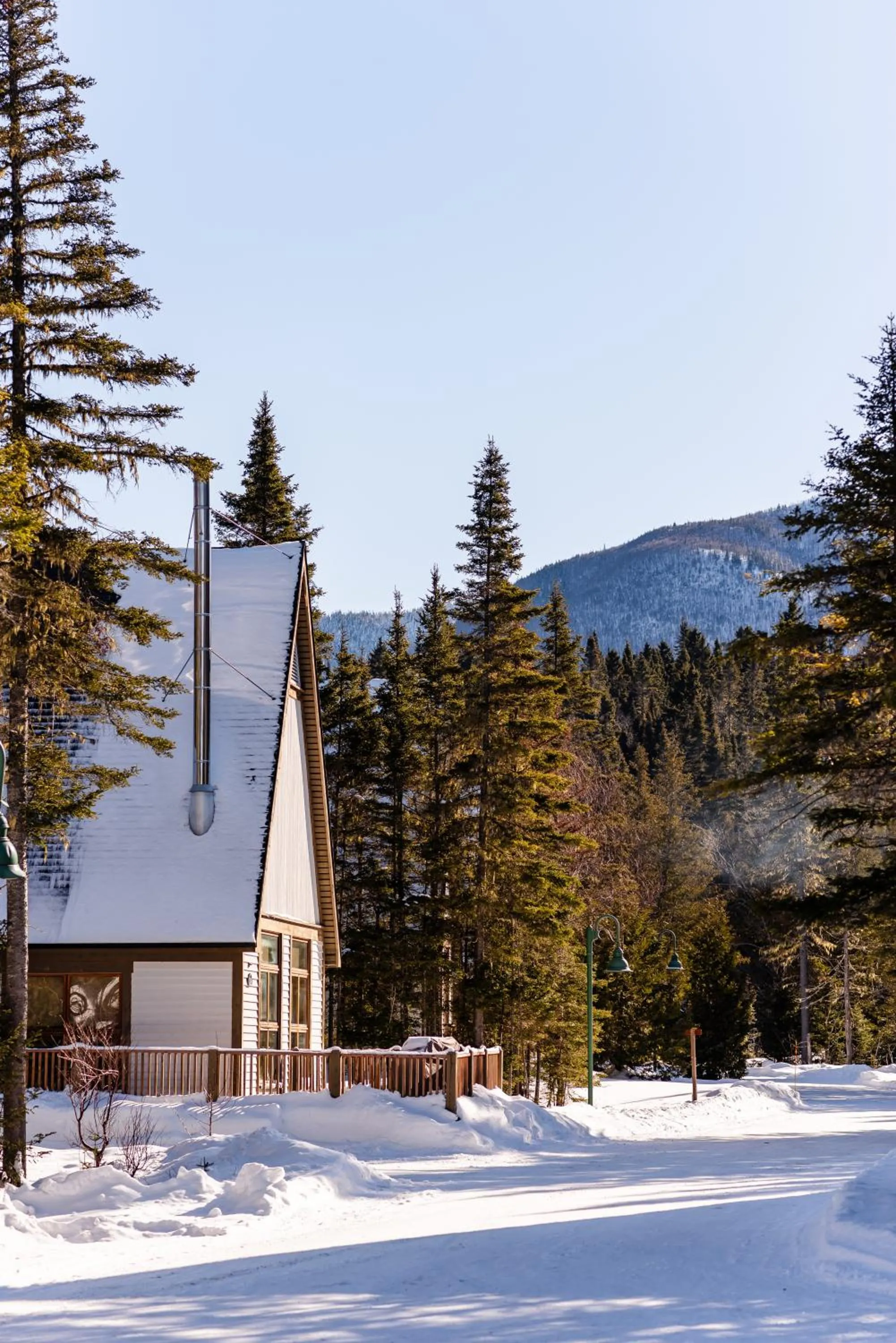 Mountain view in Gîte du Mont-Albert - Sepaq
